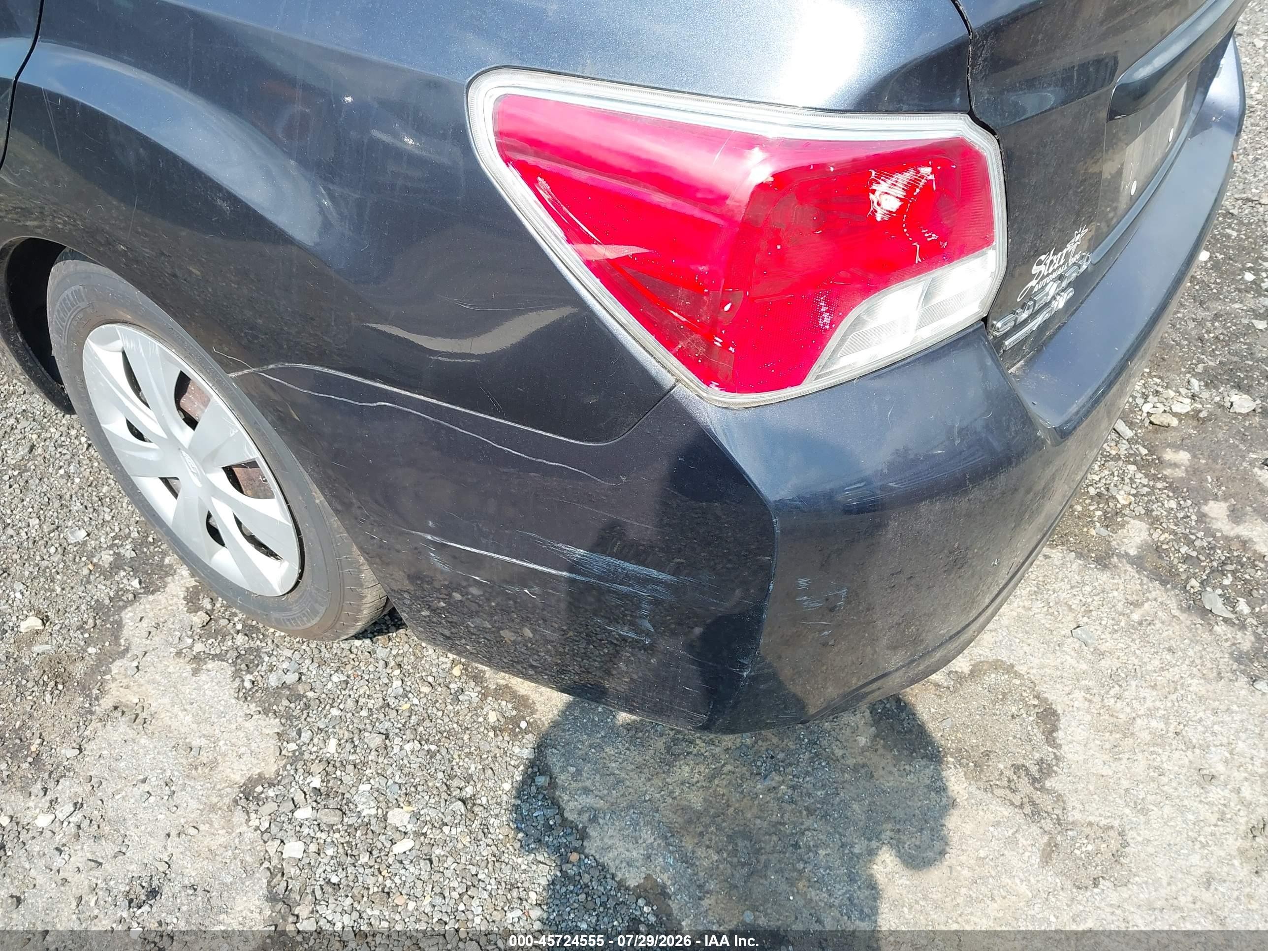 2014 Subaru Impreza 2.0i Black vin: JF1GJAA64EH026183