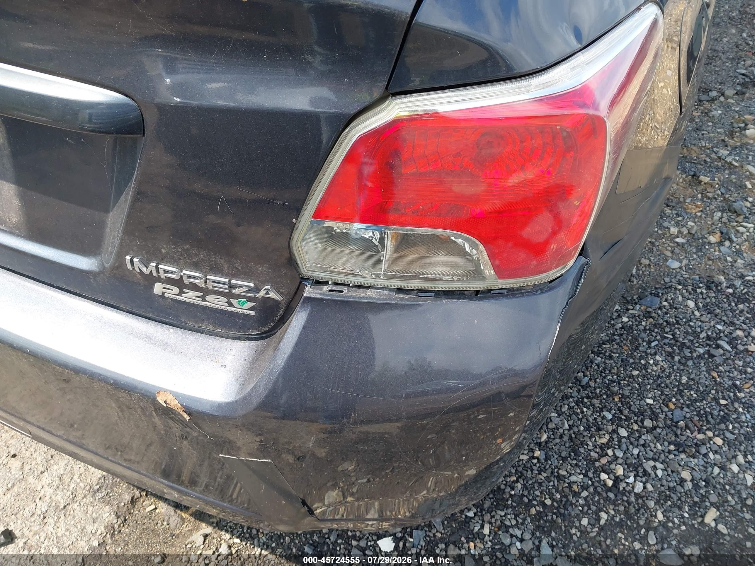 2014 Subaru Impreza 2.0i Black vin: JF1GJAA64EH026183