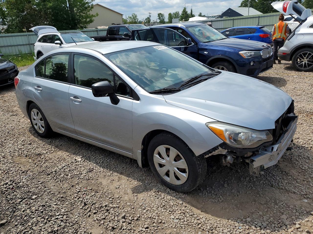 2014 Subaru Impreza Gray vin: JF1GJAA64EH026409