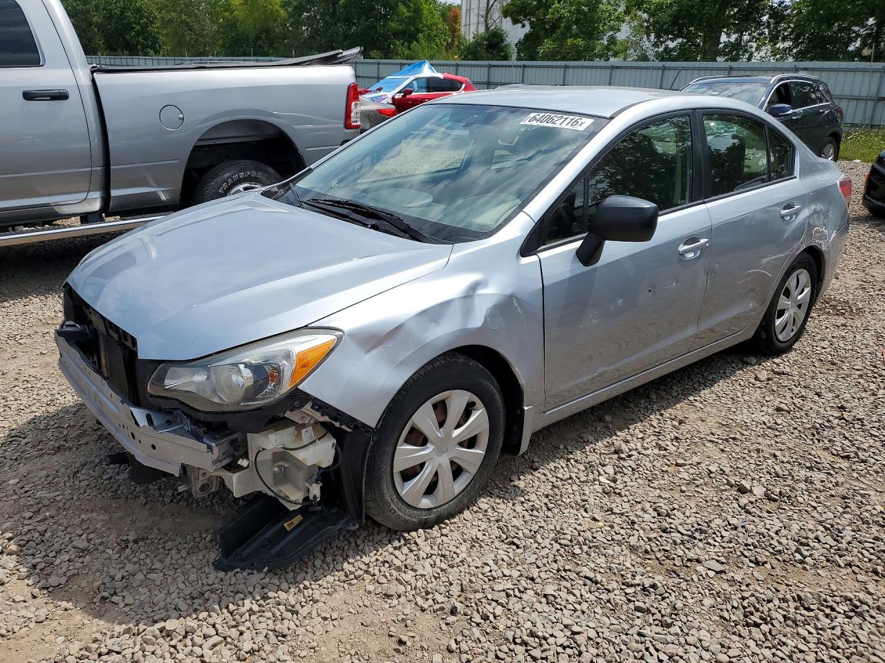 2014 Subaru Impreza Gray vin: JF1GJAA64EH026409
