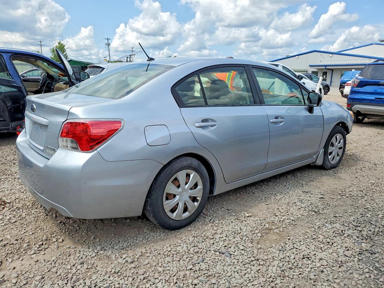 2014 Subaru Impreza Gray vin: JF1GJAA64EH026409