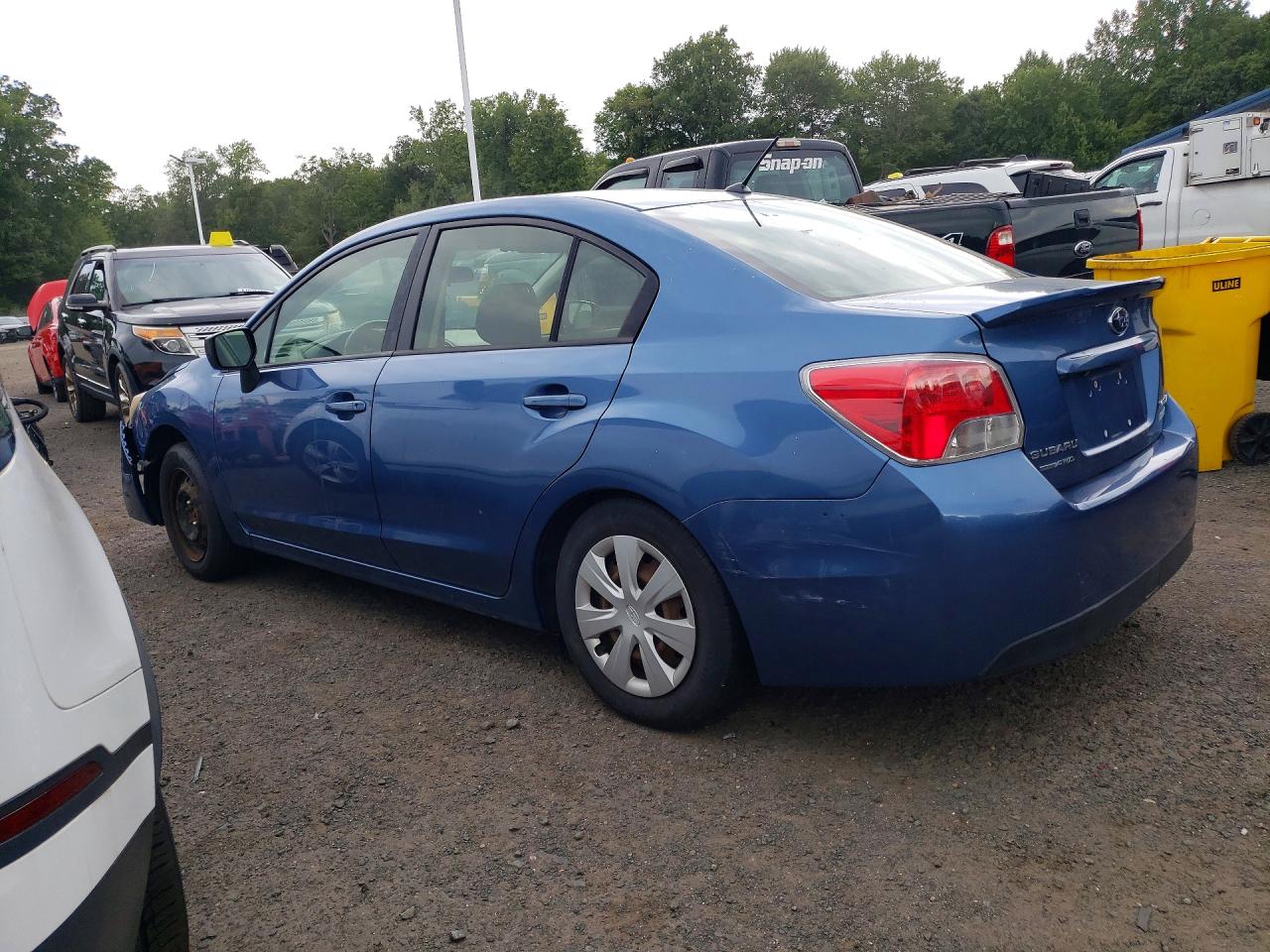2015 Subaru Impreza Blue vin: JF1GJAA64FG014042