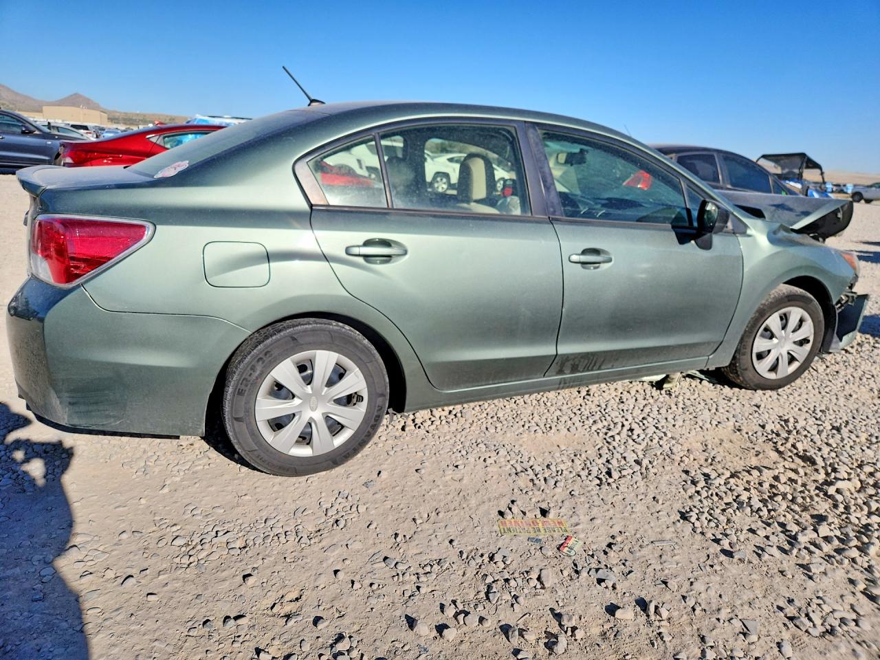 2015 Subaru Impreza Gray vin: JF1GJAA64FH008333