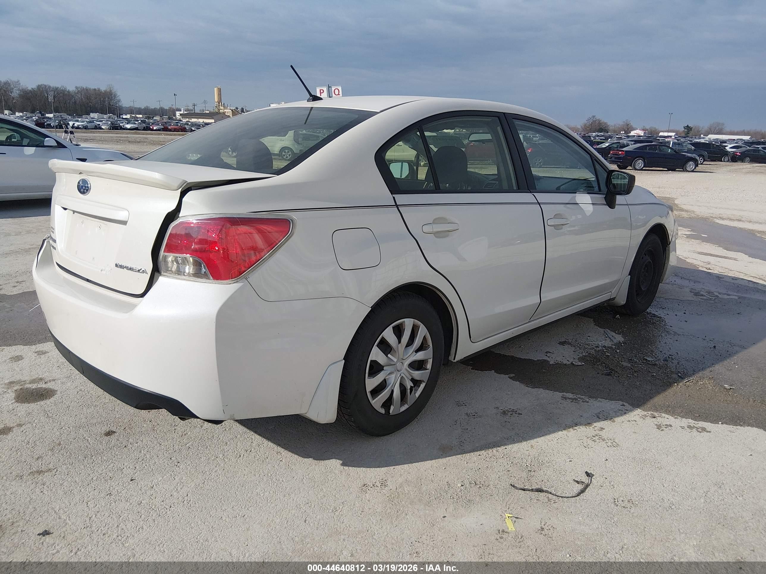2016 Subaru Impreza 2.0i White vin: JF1GJAA64GH002193