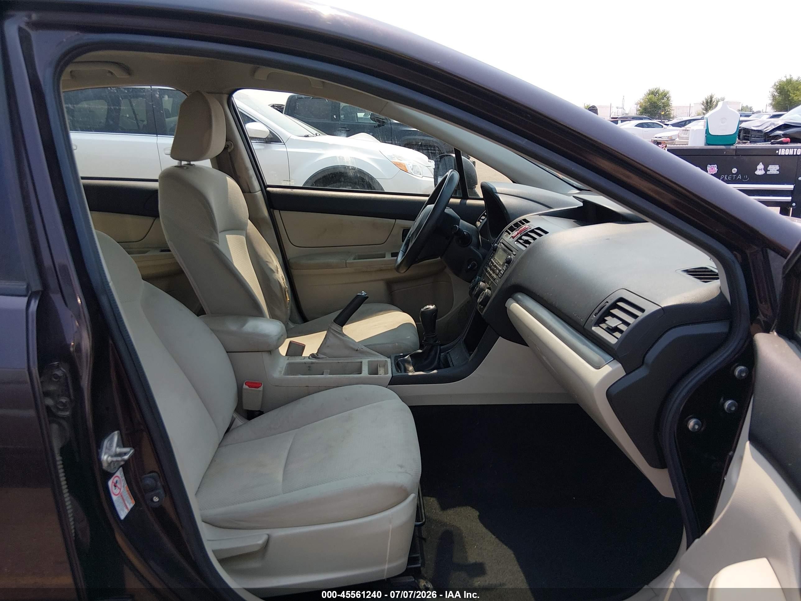 2013 Subaru Impreza 2.0i Maroon vin: JF1GJAA65DG014130