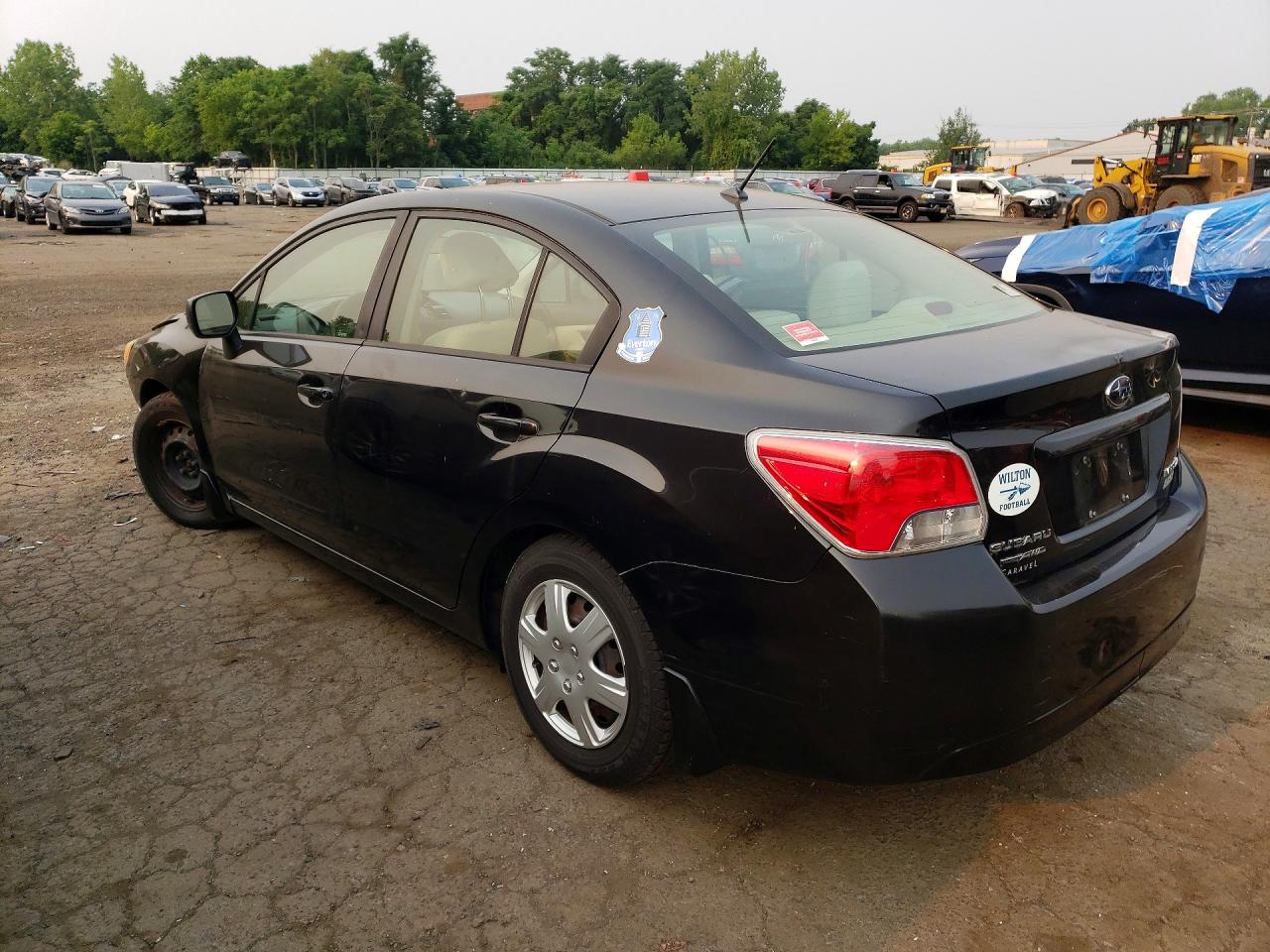 2013 Subaru Impreza Black vin: JF1GJAA65DH024943