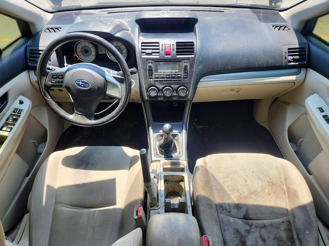 2014 Subaru Impreza Black vin: JF1GJAA65EG005252