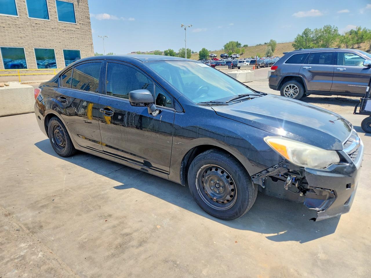 2014 Subaru Impreza Black vin: JF1GJAA65EG005252