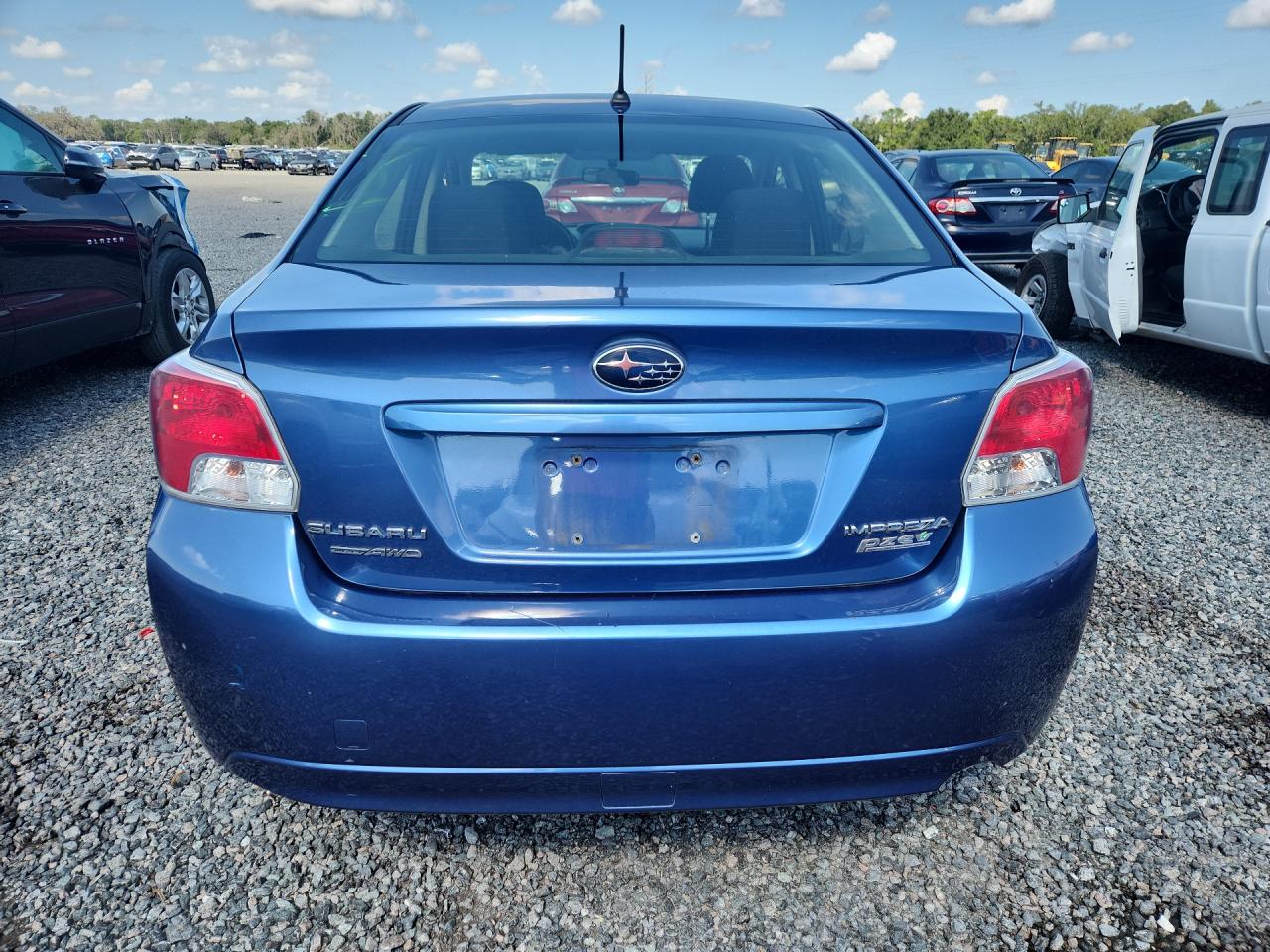 2014 Subaru Impreza Blue vin: JF1GJAA65EH010879