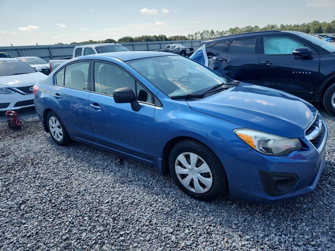 2014 Subaru Impreza Blue vin: JF1GJAA65EH010879