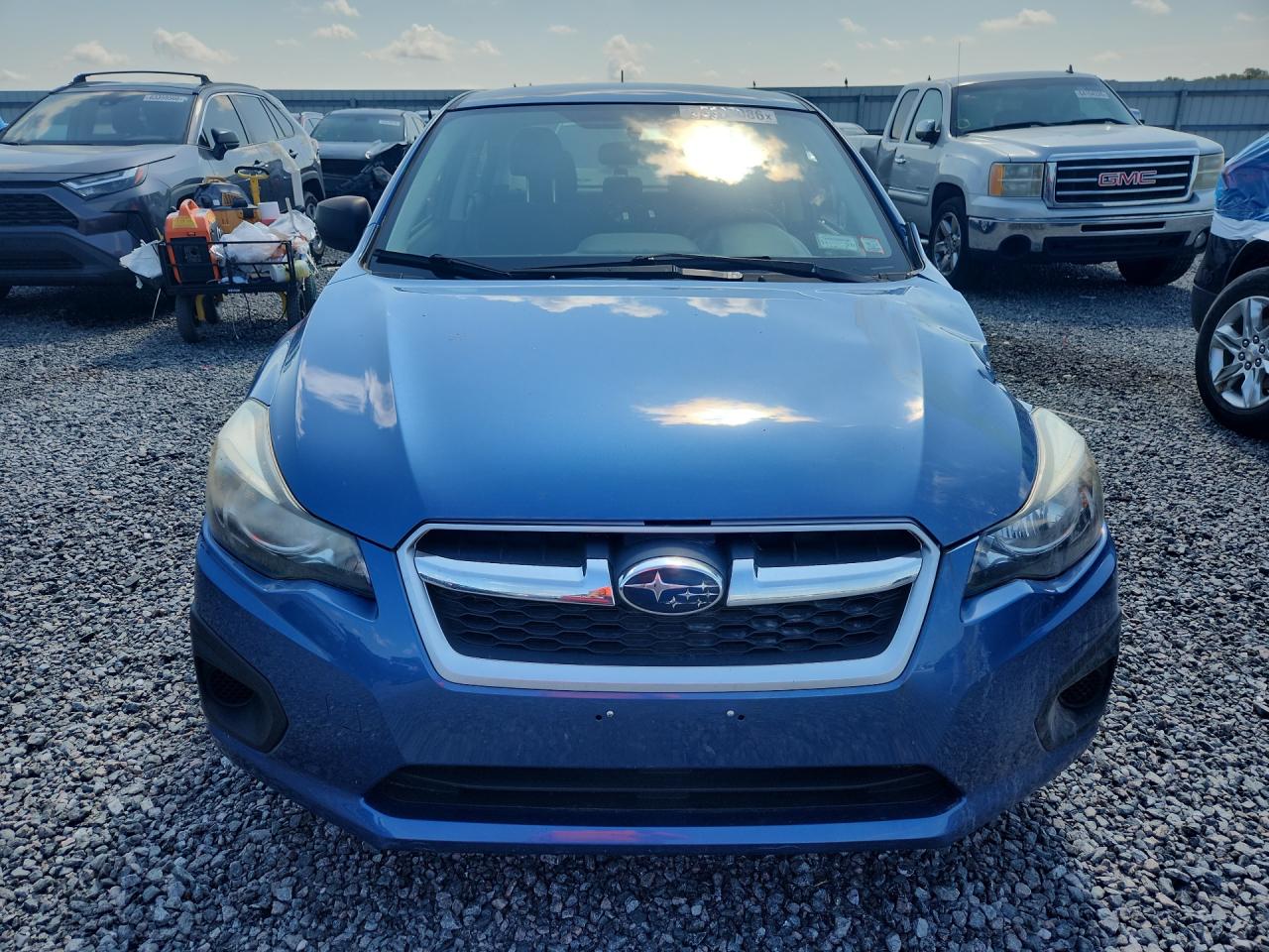 2014 Subaru Impreza Blue vin: JF1GJAA65EH010879