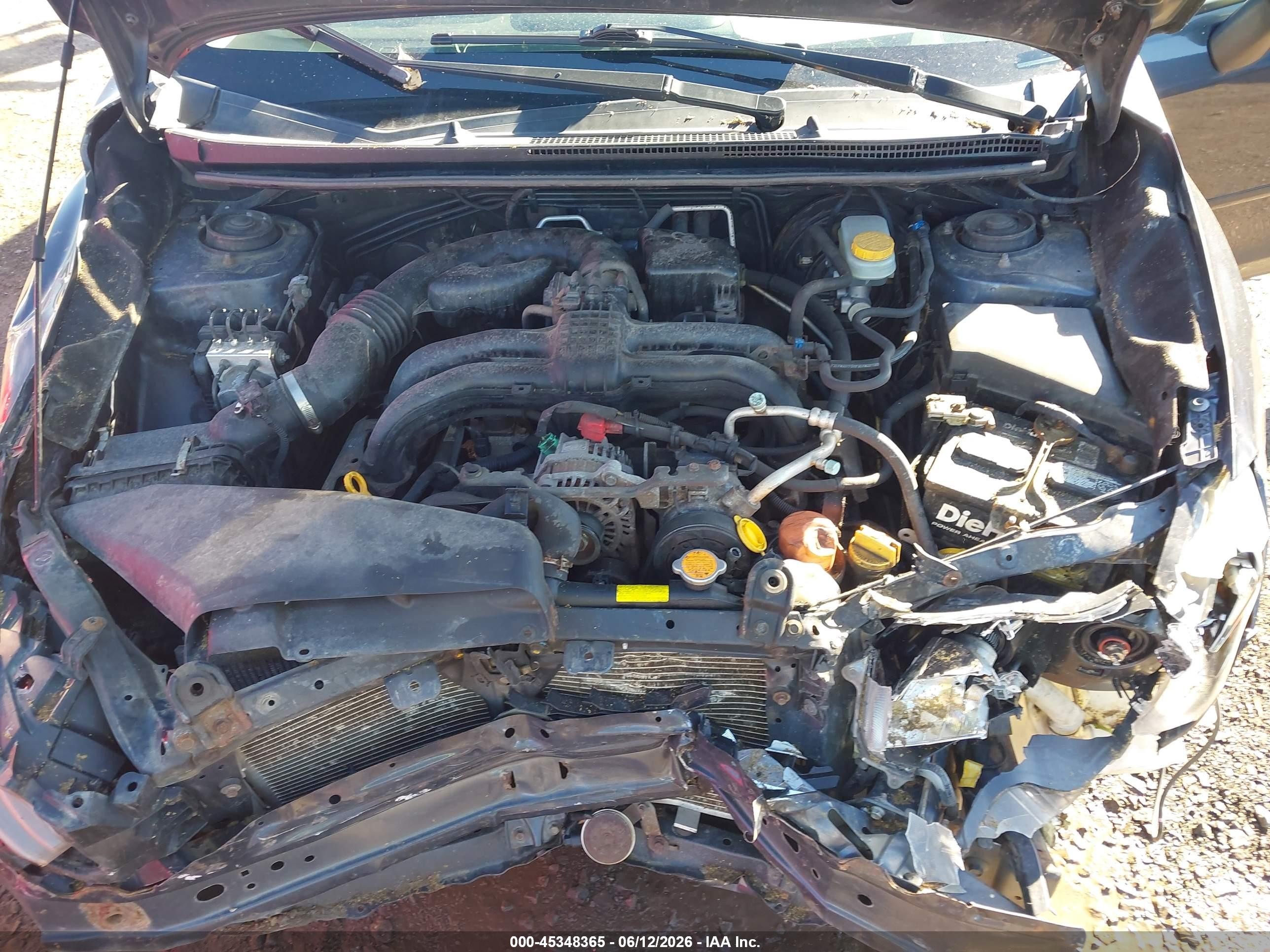 2014 Subaru Impreza 2.0i Gray vin: JF1GJAA65EH021865