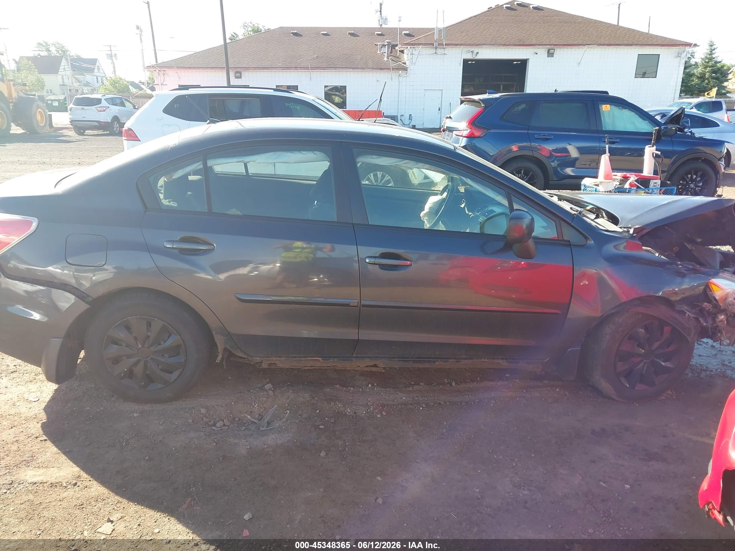 2014 Subaru Impreza 2.0i Gray vin: JF1GJAA65EH021865