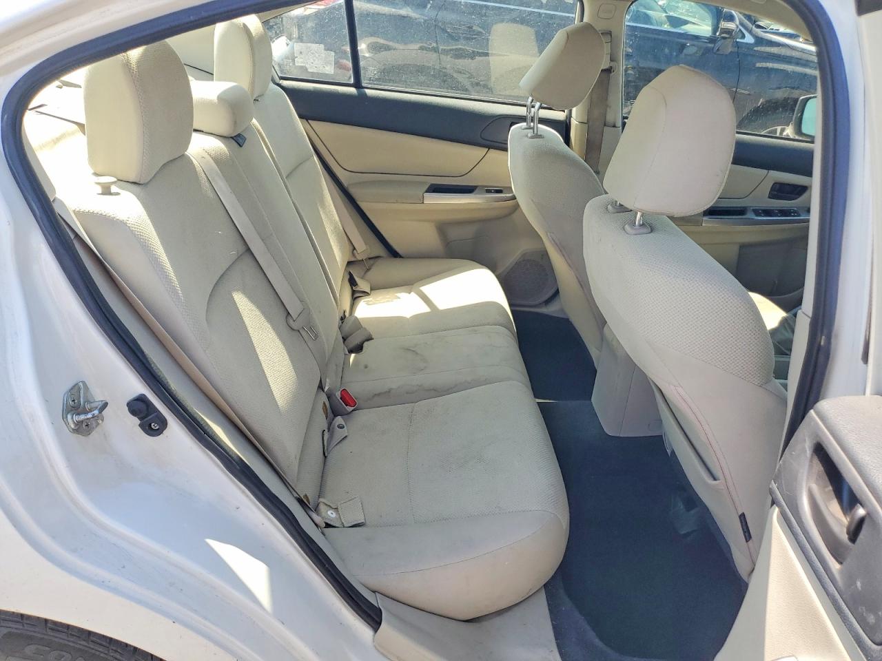 2015 Subaru Impreza White vin: JF1GJAA65FG013675