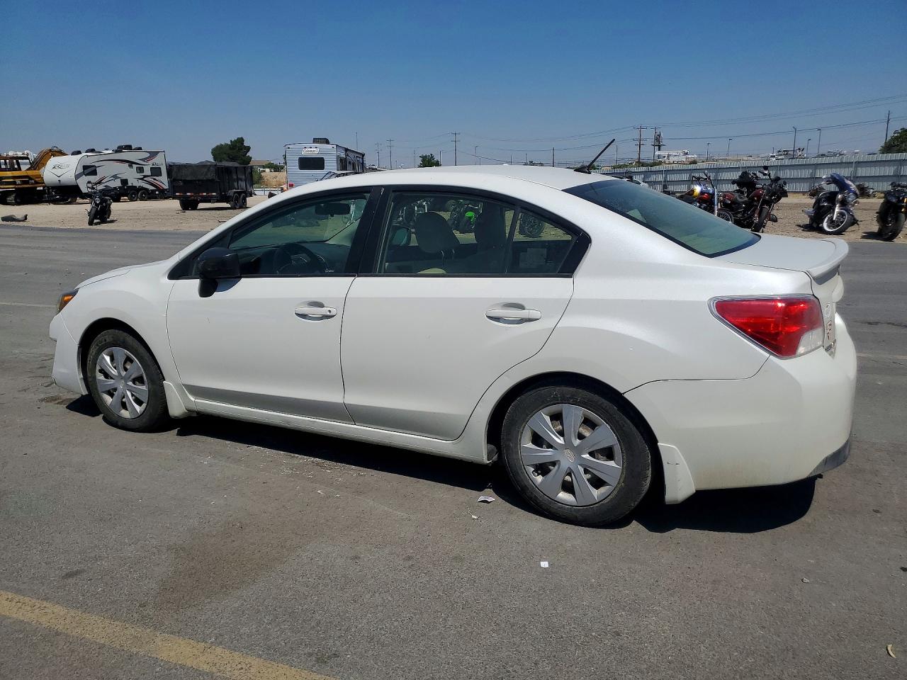 2015 Subaru Impreza White vin: JF1GJAA65FG013675