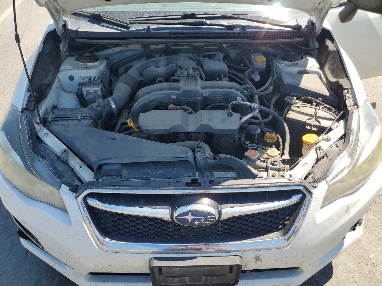 2015 Subaru Impreza White vin: JF1GJAA65FG013675