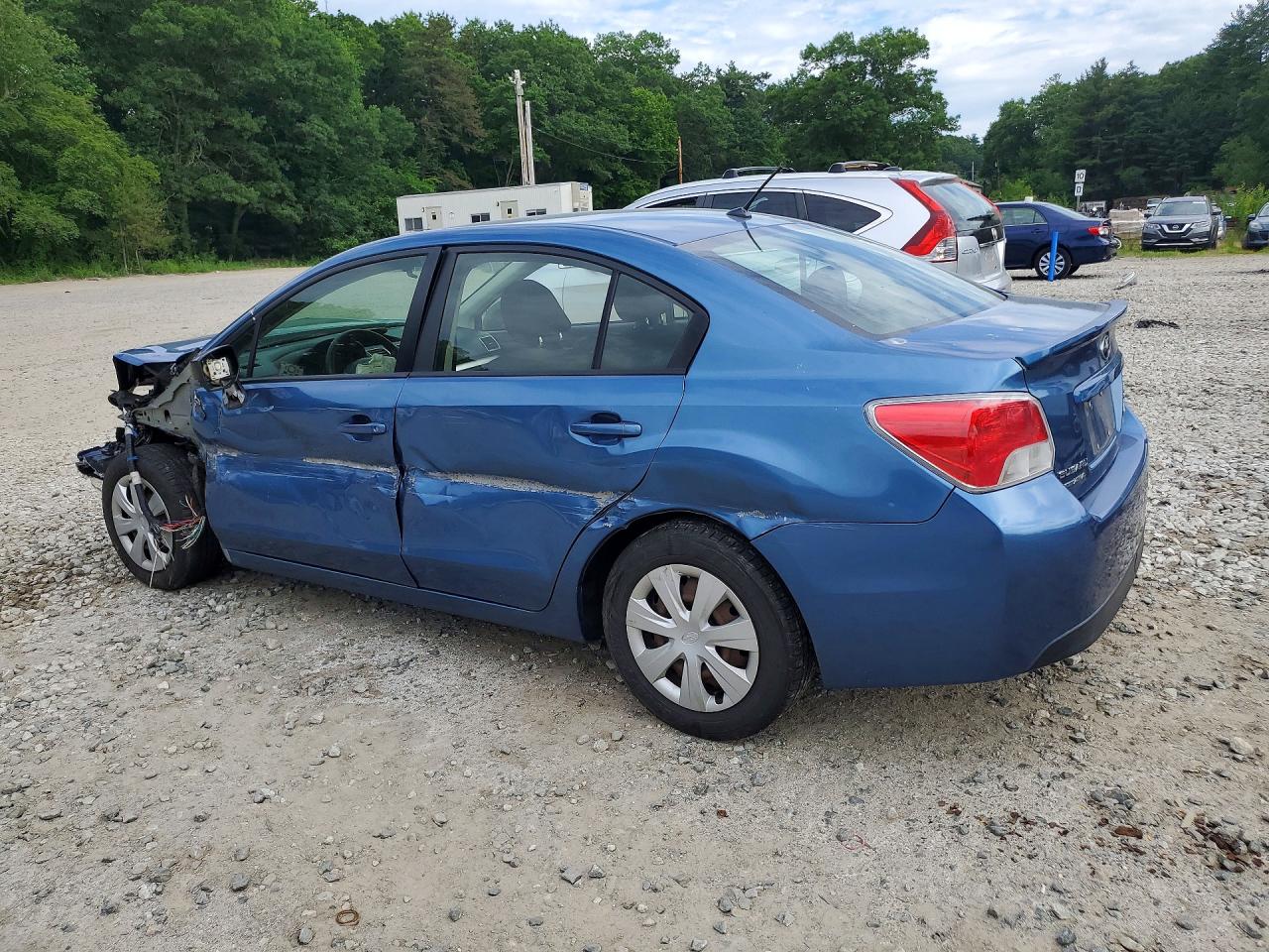 2015 Subaru Impreza Blue vin: JF1GJAA65FH019065