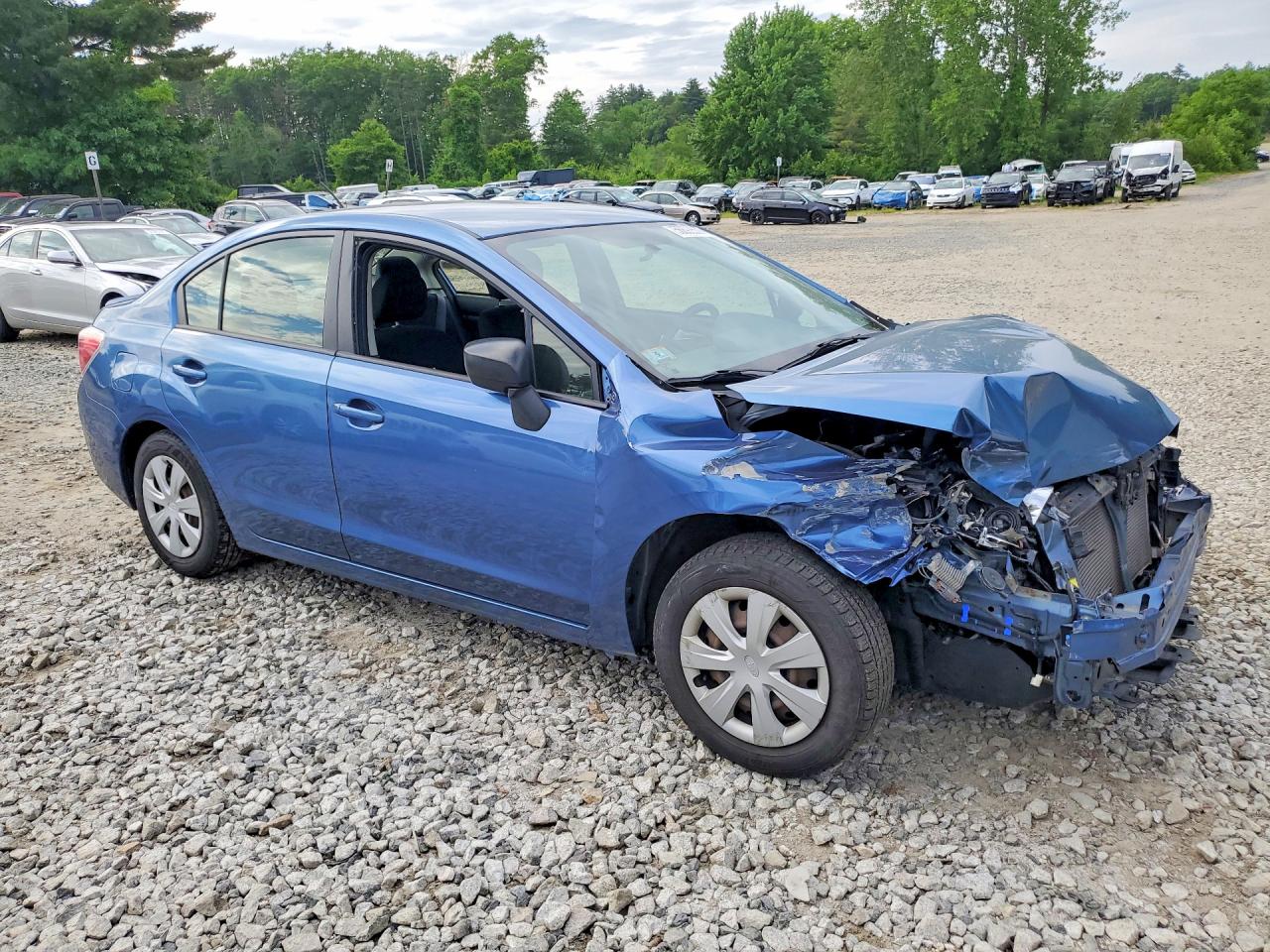 2015 Subaru Impreza Blue vin: JF1GJAA65FH019065