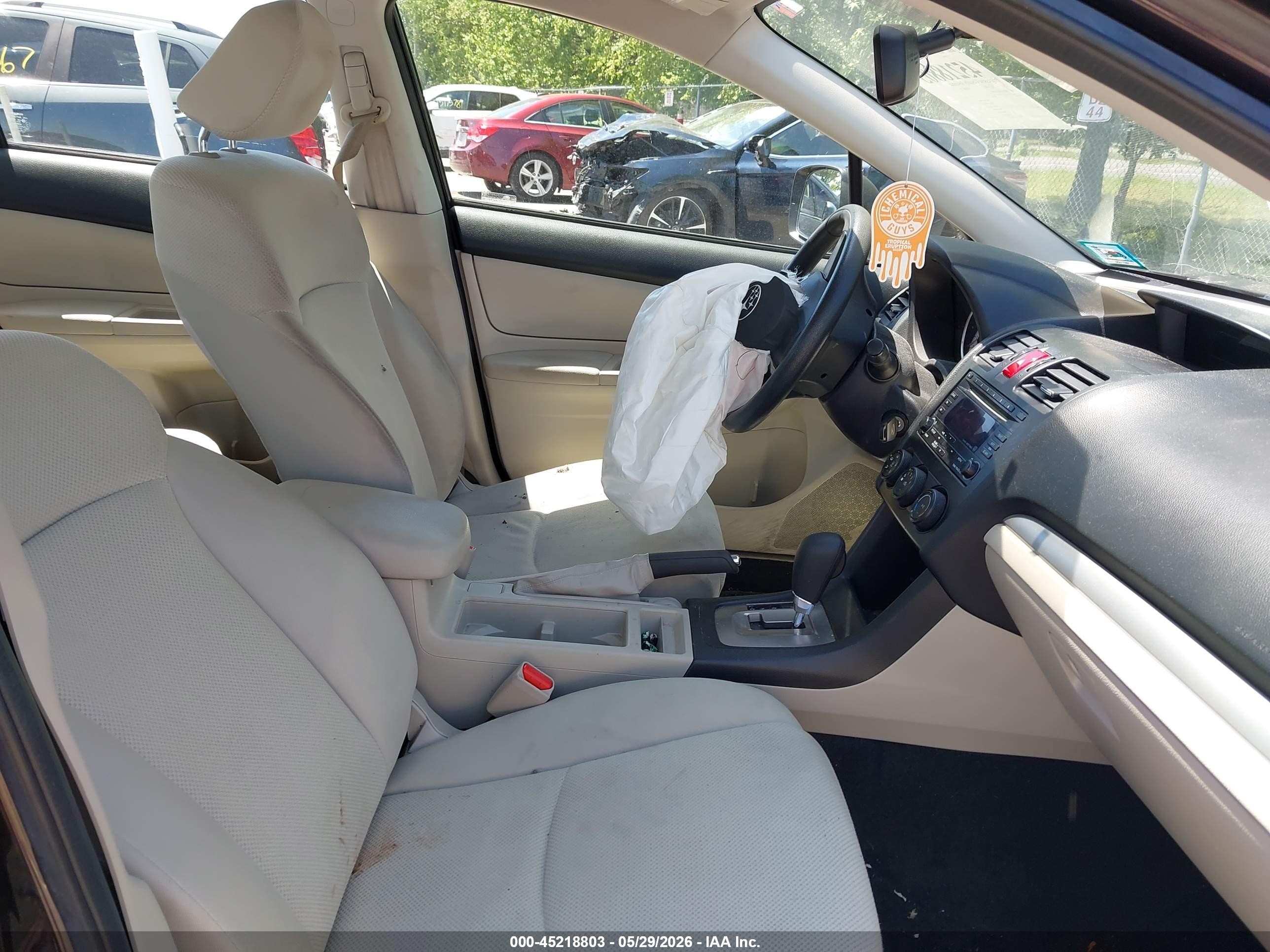2012 Subaru Impreza 2.0i Burgundy vin: JF1GJAA66CH010046