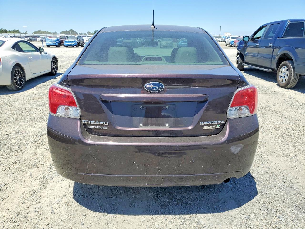 2012 Subaru Impreza Фиолетовый vin: JF1GJAA66CH016235