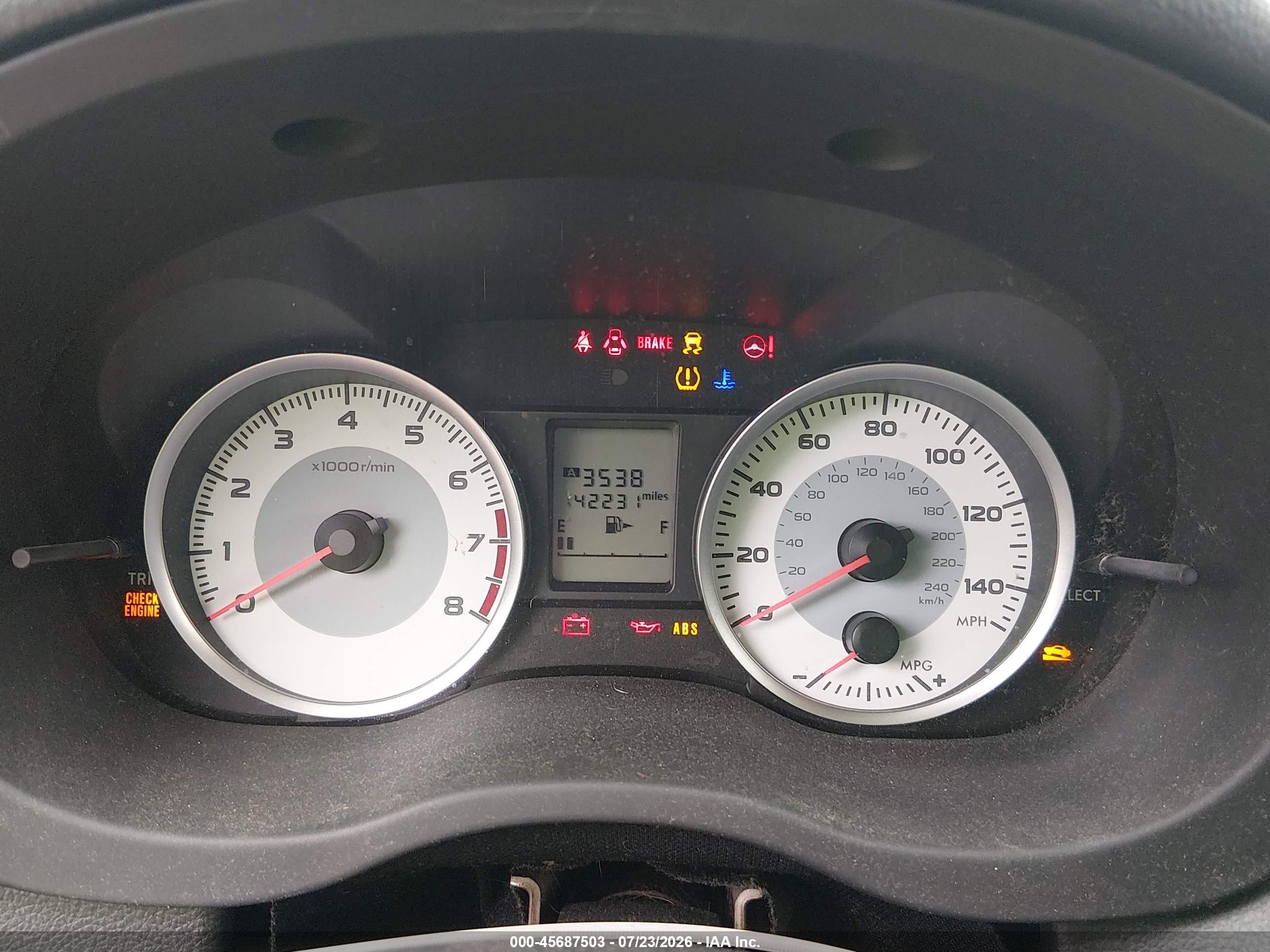 2013 Subaru Impreza 2.0i Silver vin: JF1GJAA66DG006134