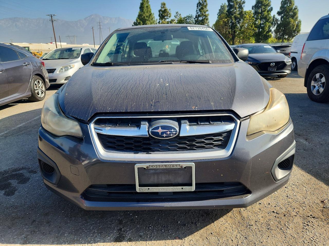 2013 Subaru Impreza Gray vin: JF1GJAA66DH010906