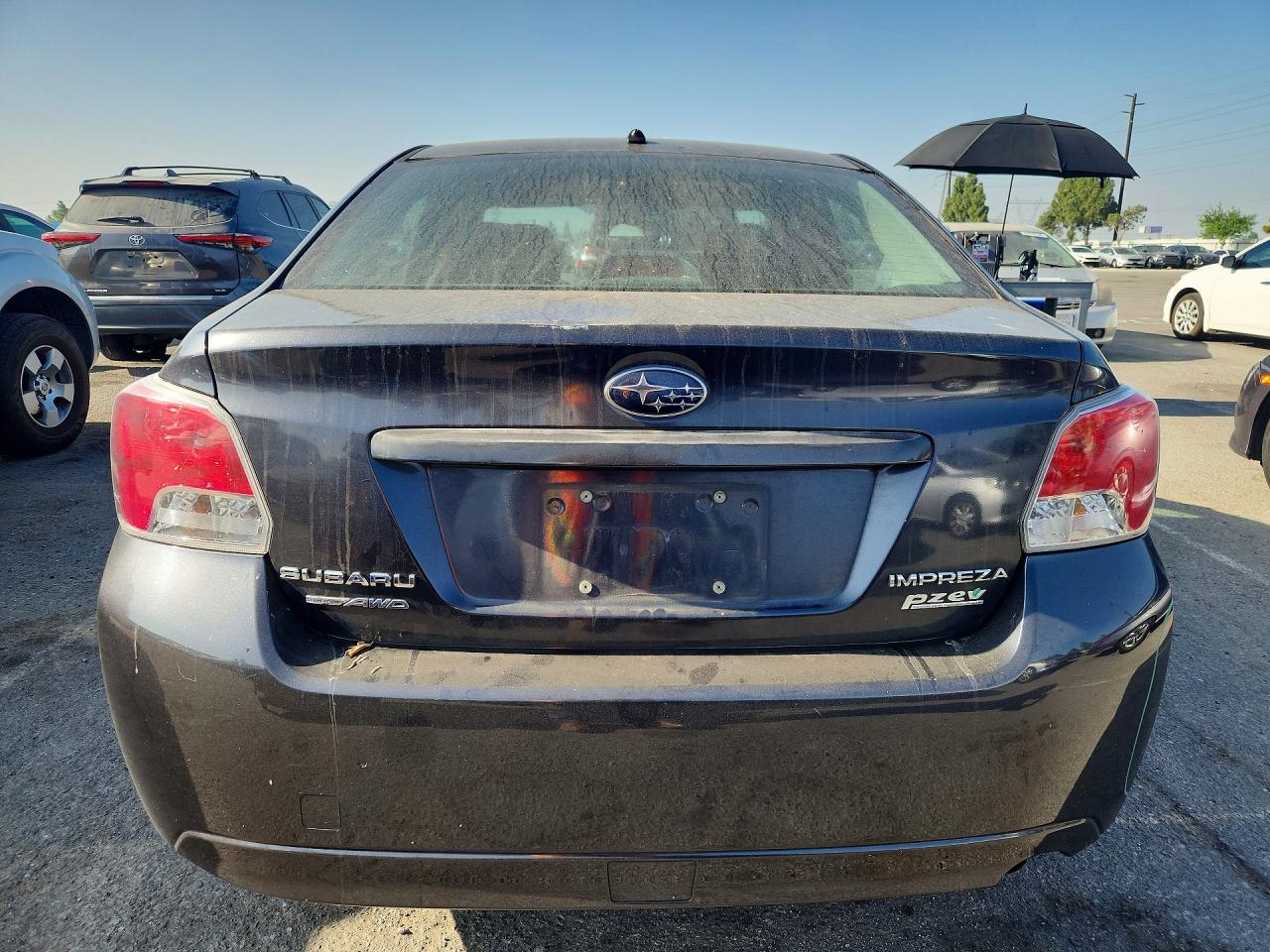 2013 Subaru Impreza Gray vin: JF1GJAA66DH010906