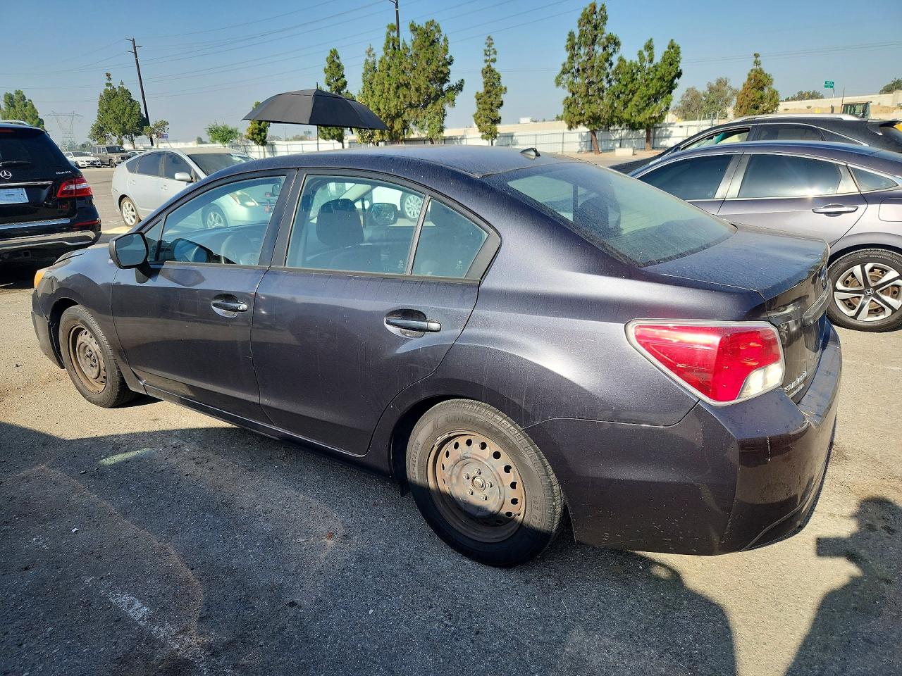 2013 Subaru Impreza Gray vin: JF1GJAA66DH010906