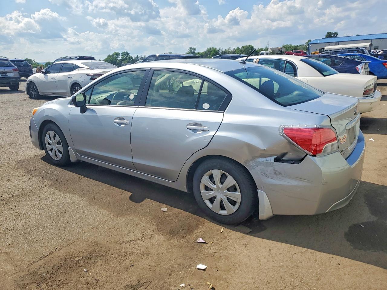2014 Subaru Impreza Серебряный vin: JF1GJAA66EH024693