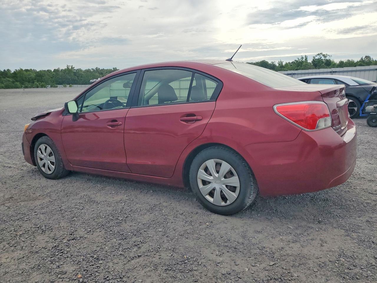 2014 Subaru Impreza Red vin: JF1GJAA66EH025701