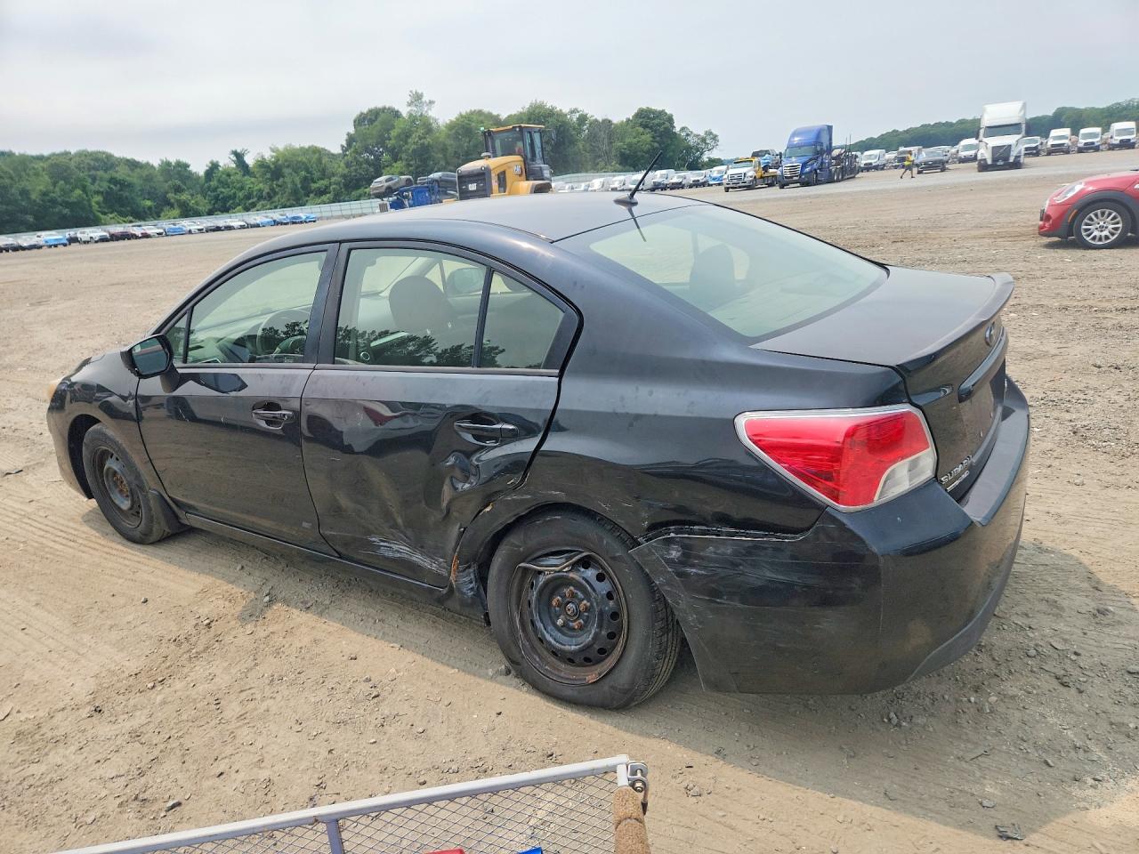 2015 Subaru Impreza Black vin: JF1GJAA66FG009604