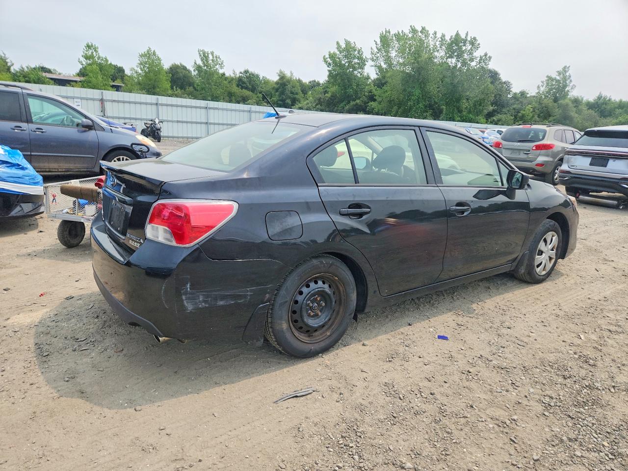 2015 Subaru Impreza Black vin: JF1GJAA66FG009604