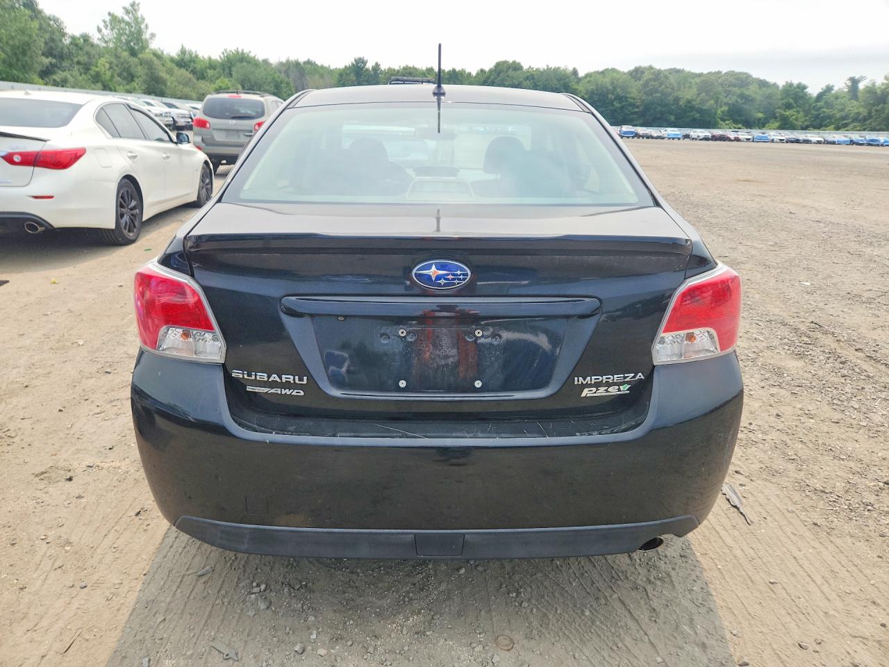 2015 Subaru Impreza Black vin: JF1GJAA66FG009604