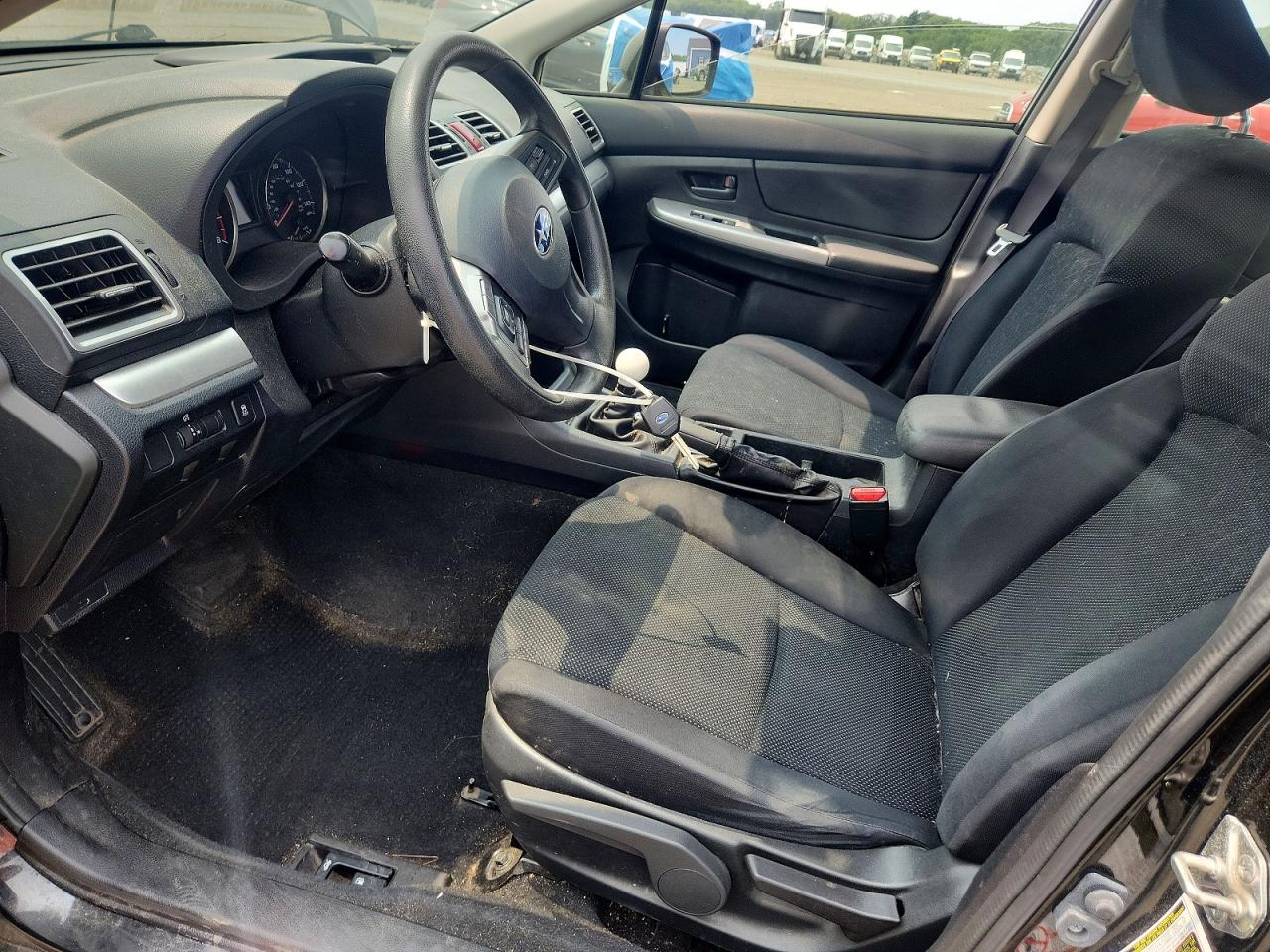 2015 Subaru Impreza Black vin: JF1GJAA66FG009604