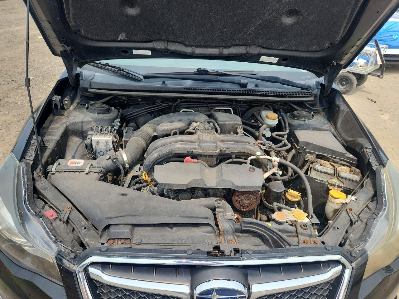 2015 Subaru Impreza Black vin: JF1GJAA66FG009604