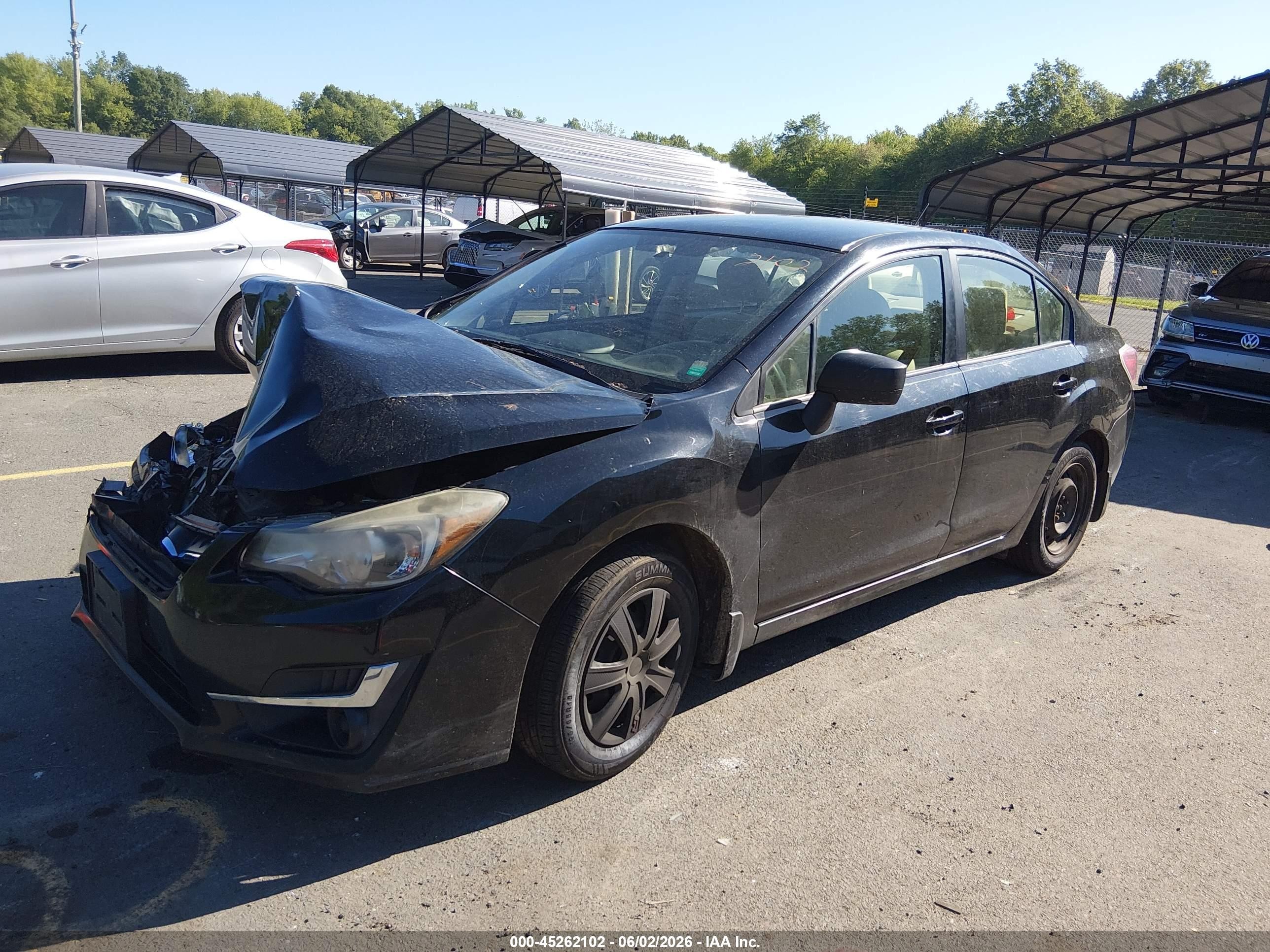 2015 Subaru Impreza 2.0i Black vin: JF1GJAA66FG017749