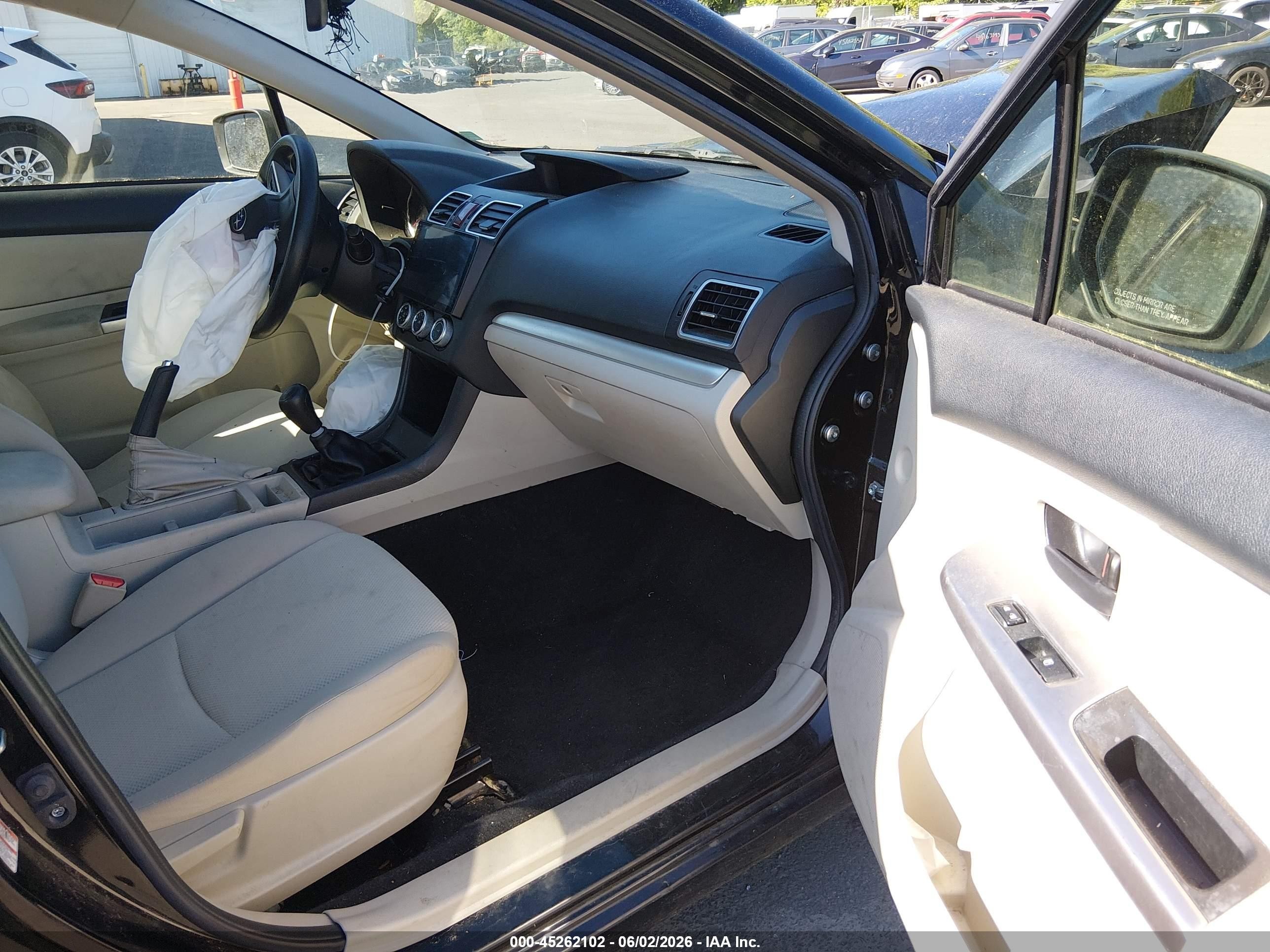 2015 Subaru Impreza 2.0i Black vin: JF1GJAA66FG017749