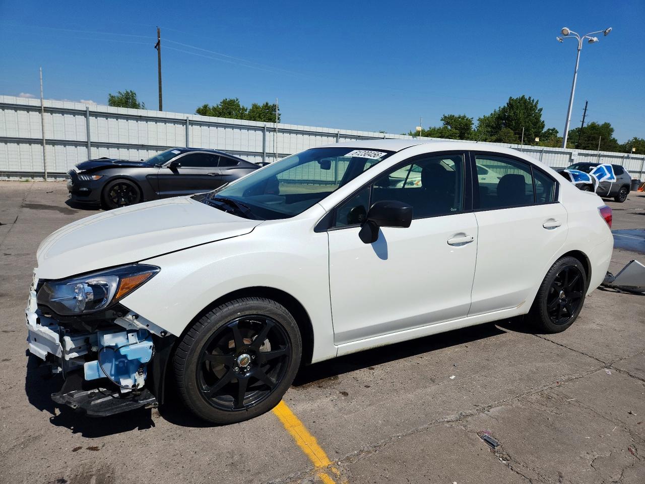 2015 Subaru Impreza White vin: JF1GJAA66FH004252