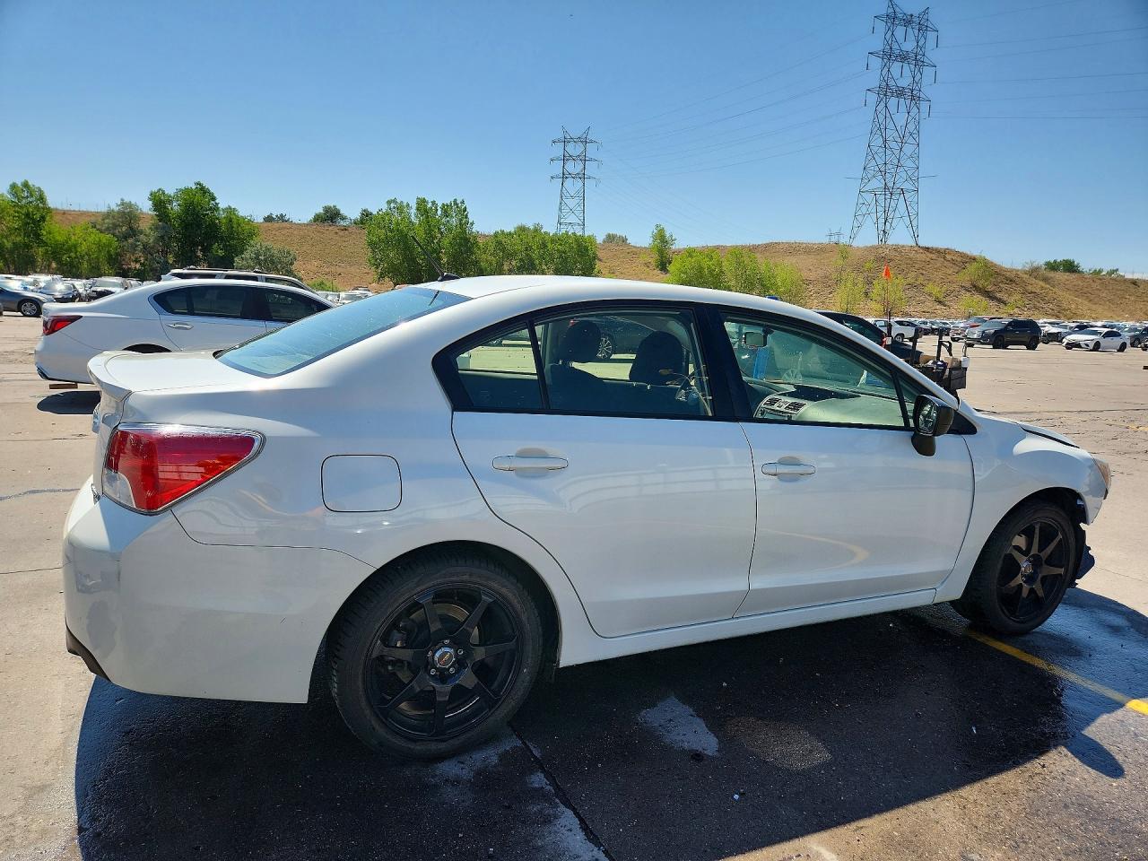 2015 Subaru Impreza Белый vin: JF1GJAA66FH004252