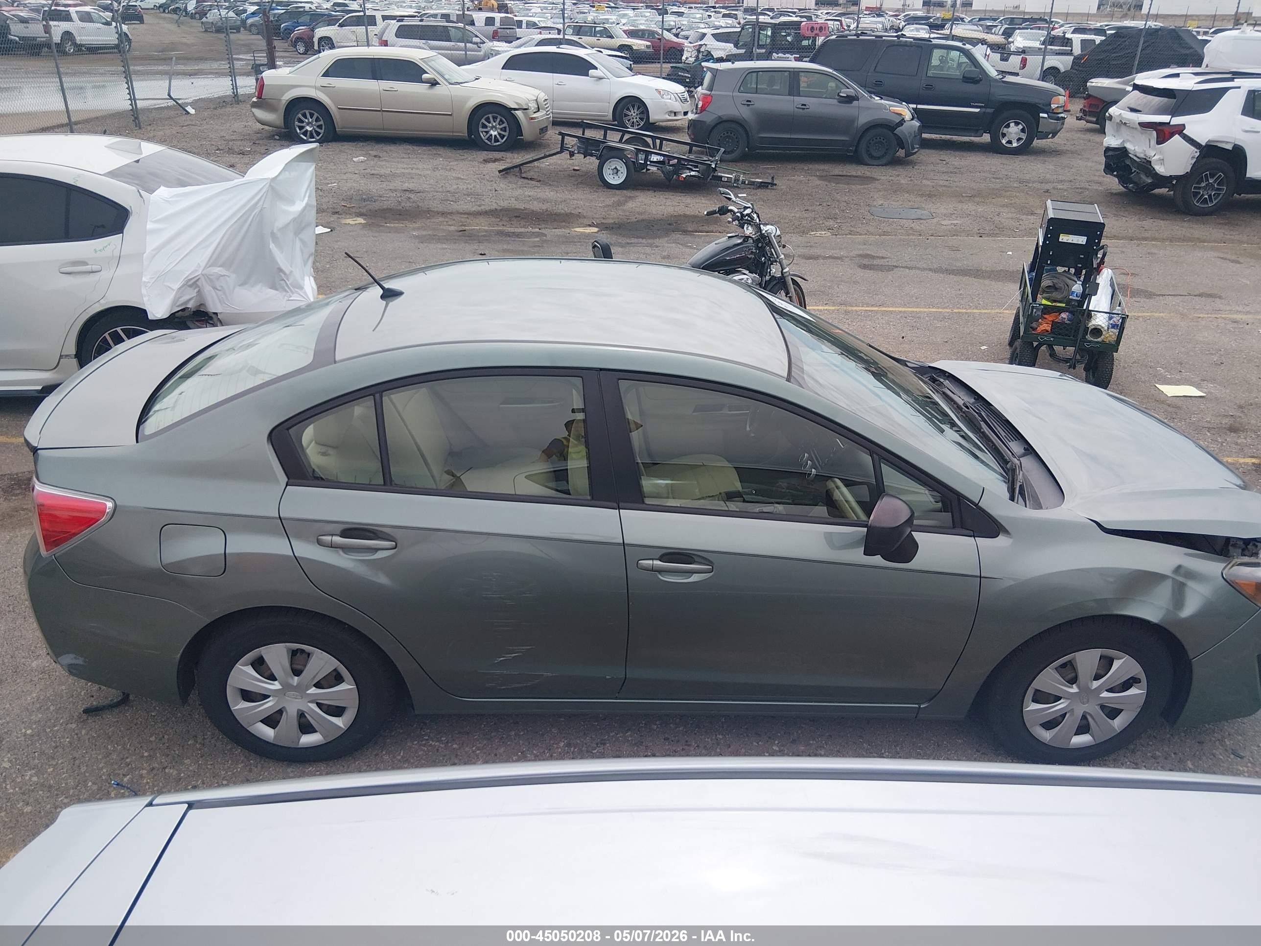 2015 Subaru Impreza 2.0i Green vin: JF1GJAA66FH010214