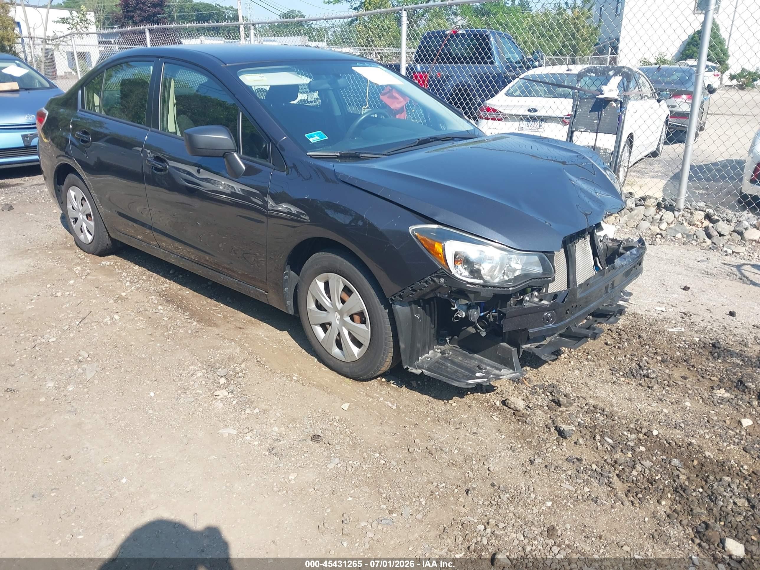 2015 Subaru Impreza 2.0i Black vin: JF1GJAA66FH018457
