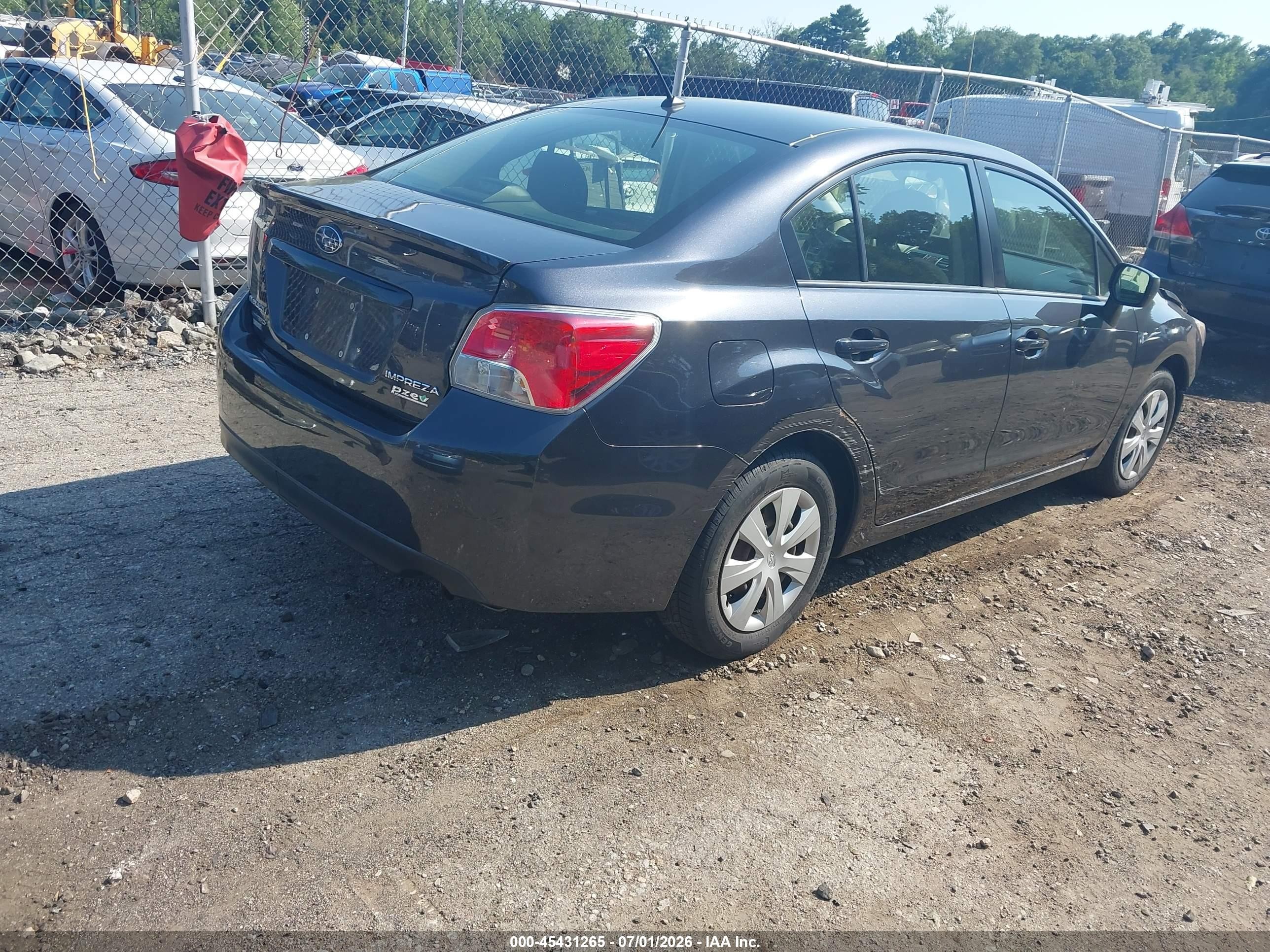 2015 Subaru Impreza 2.0i Black vin: JF1GJAA66FH018457
