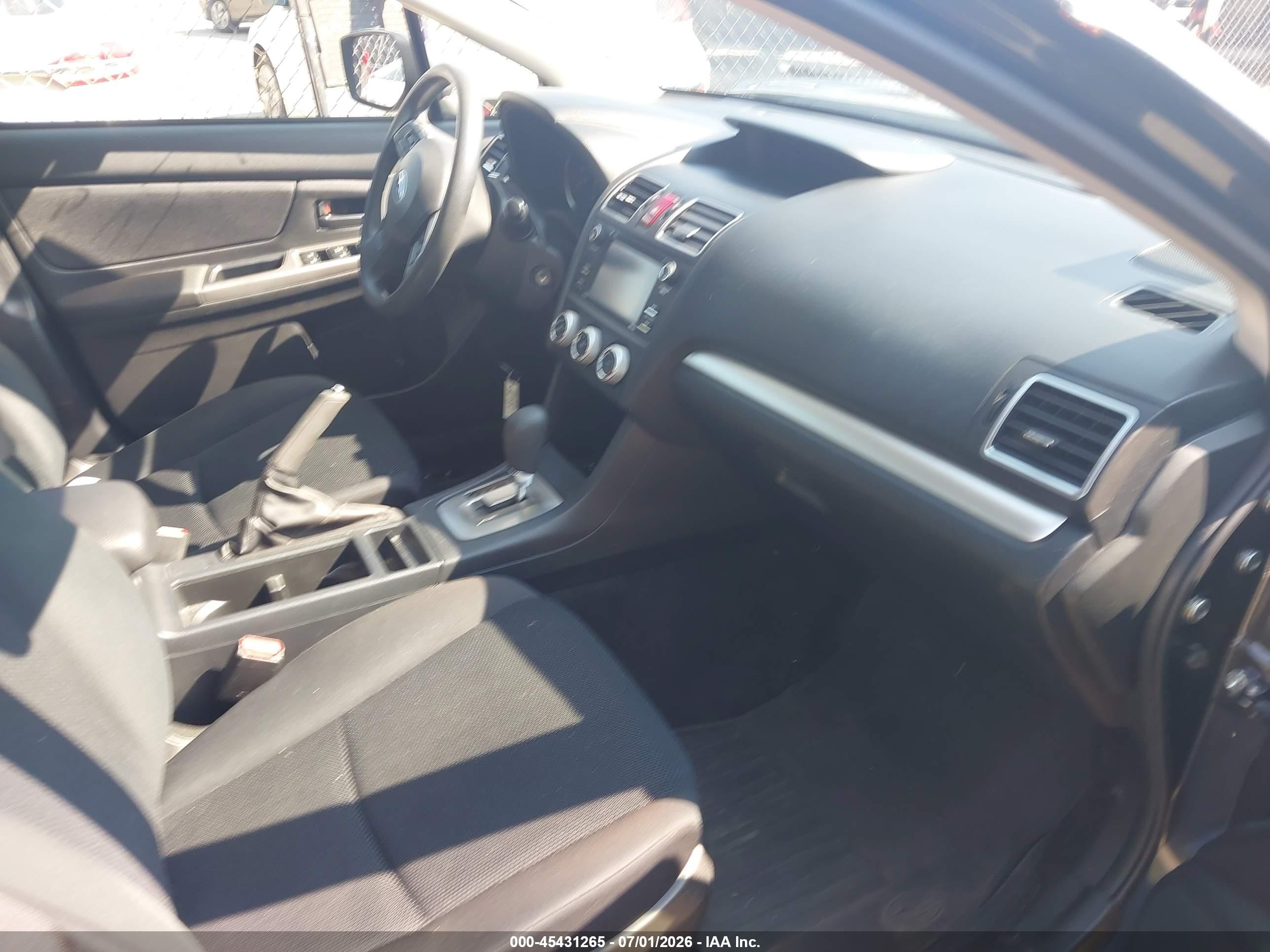 2015 Subaru Impreza 2.0i Black vin: JF1GJAA66FH018457