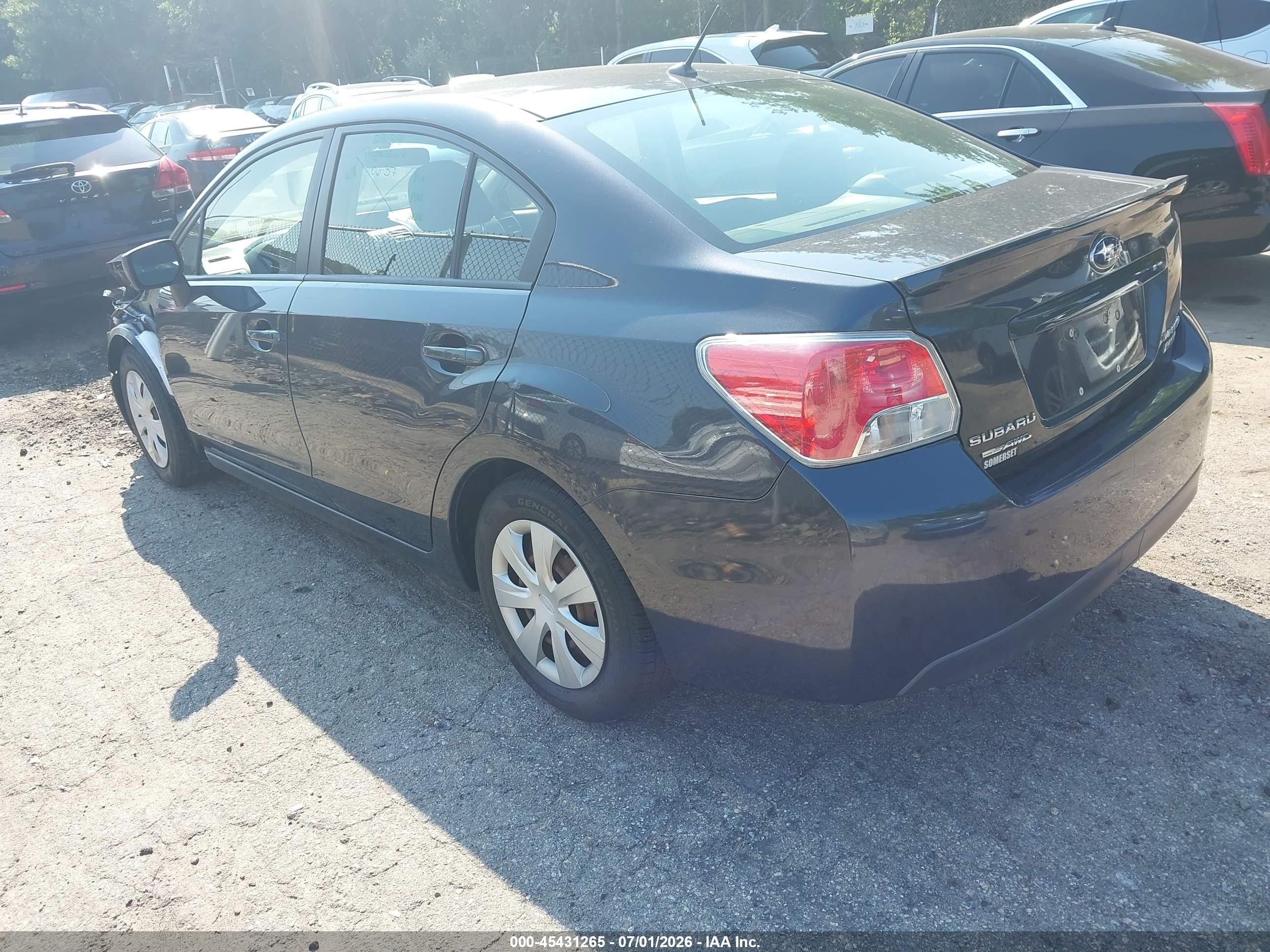 2015 Subaru Impreza 2.0i Black vin: JF1GJAA66FH018457