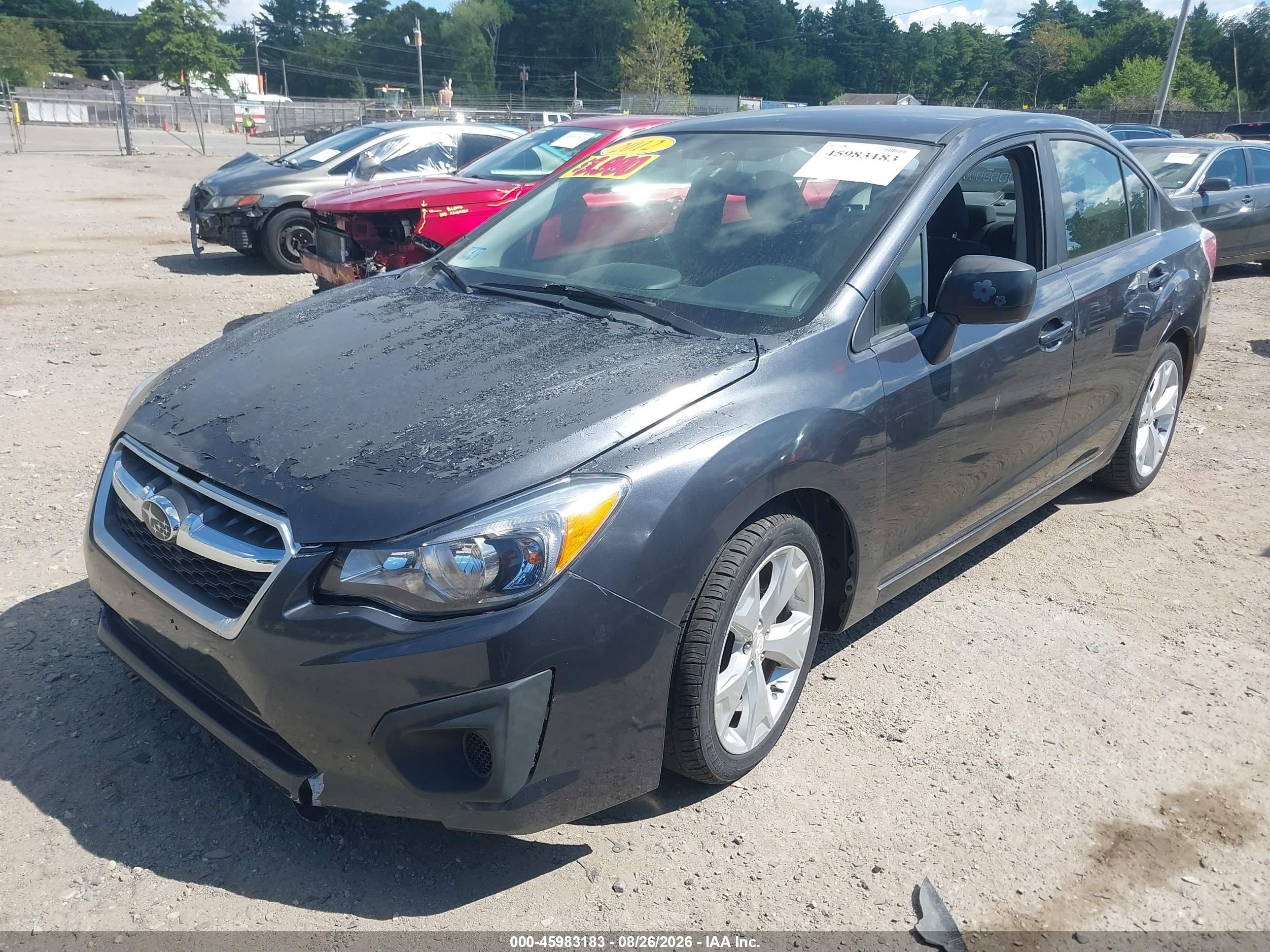 2012 Subaru Impreza 2.0i Gray vin: JF1GJAA67CH028684