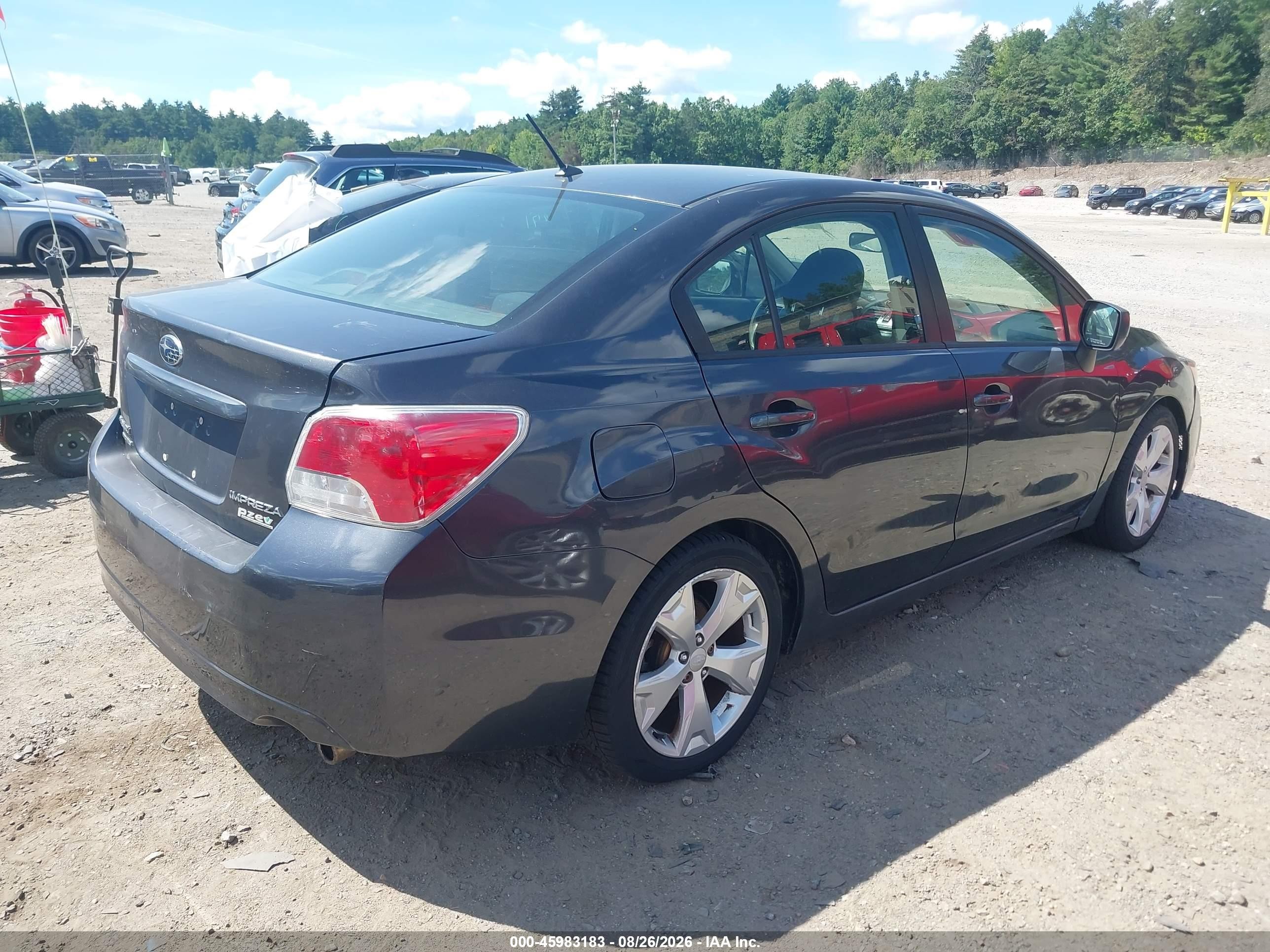 2012 Subaru Impreza 2.0i Gray vin: JF1GJAA67CH028684