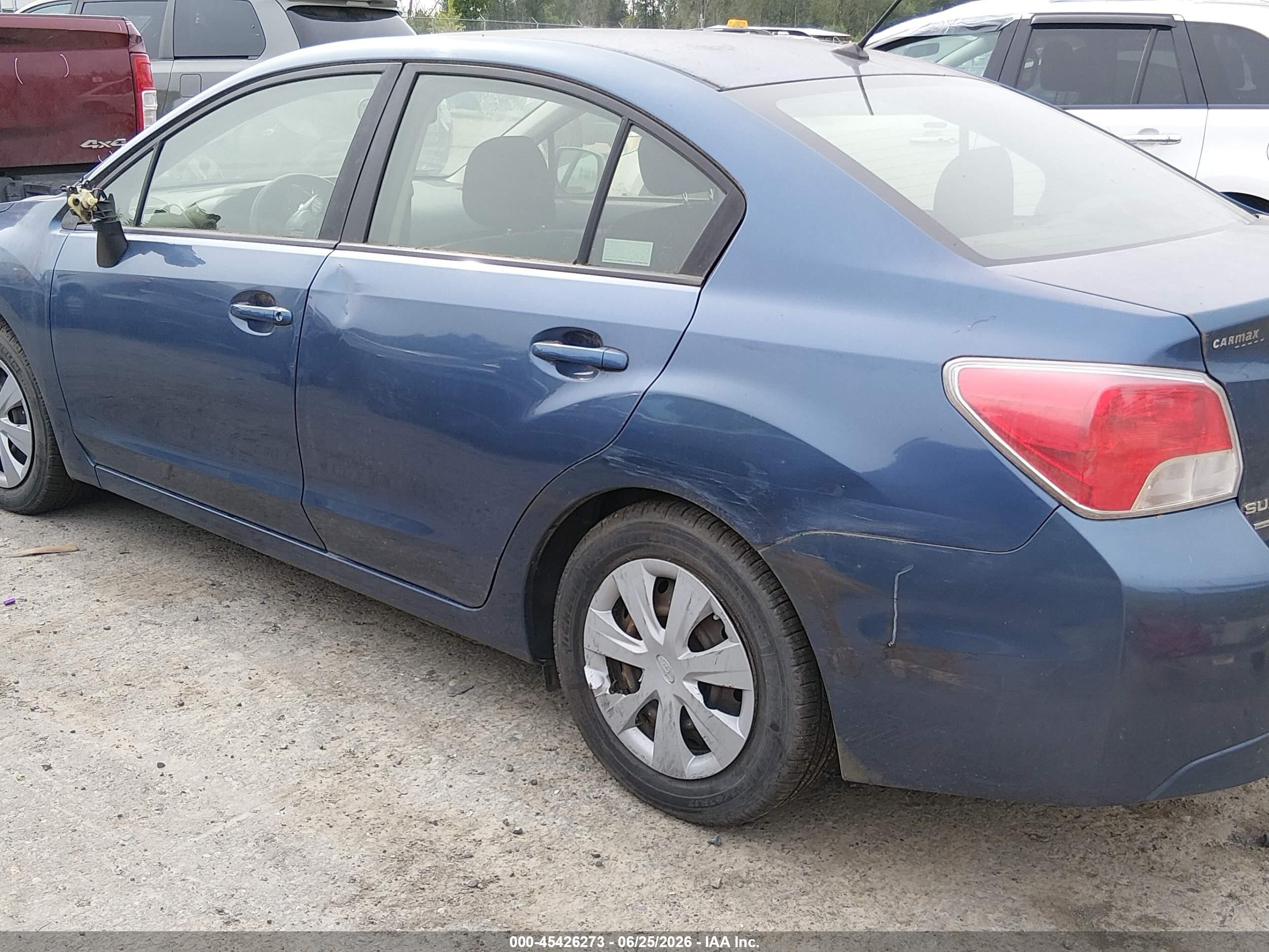 2013 Subaru Impreza 2.0i Blue vin: JF1GJAA67DG027591