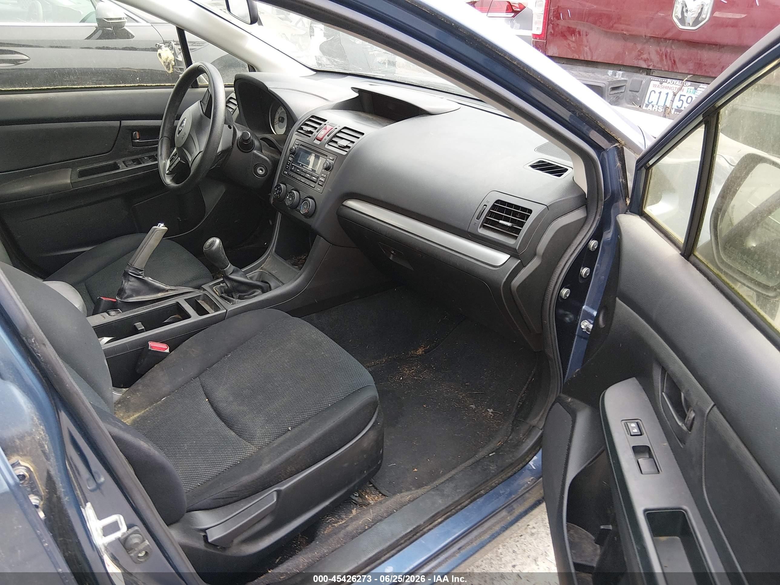 2013 Subaru Impreza 2.0i Blue vin: JF1GJAA67DG027591