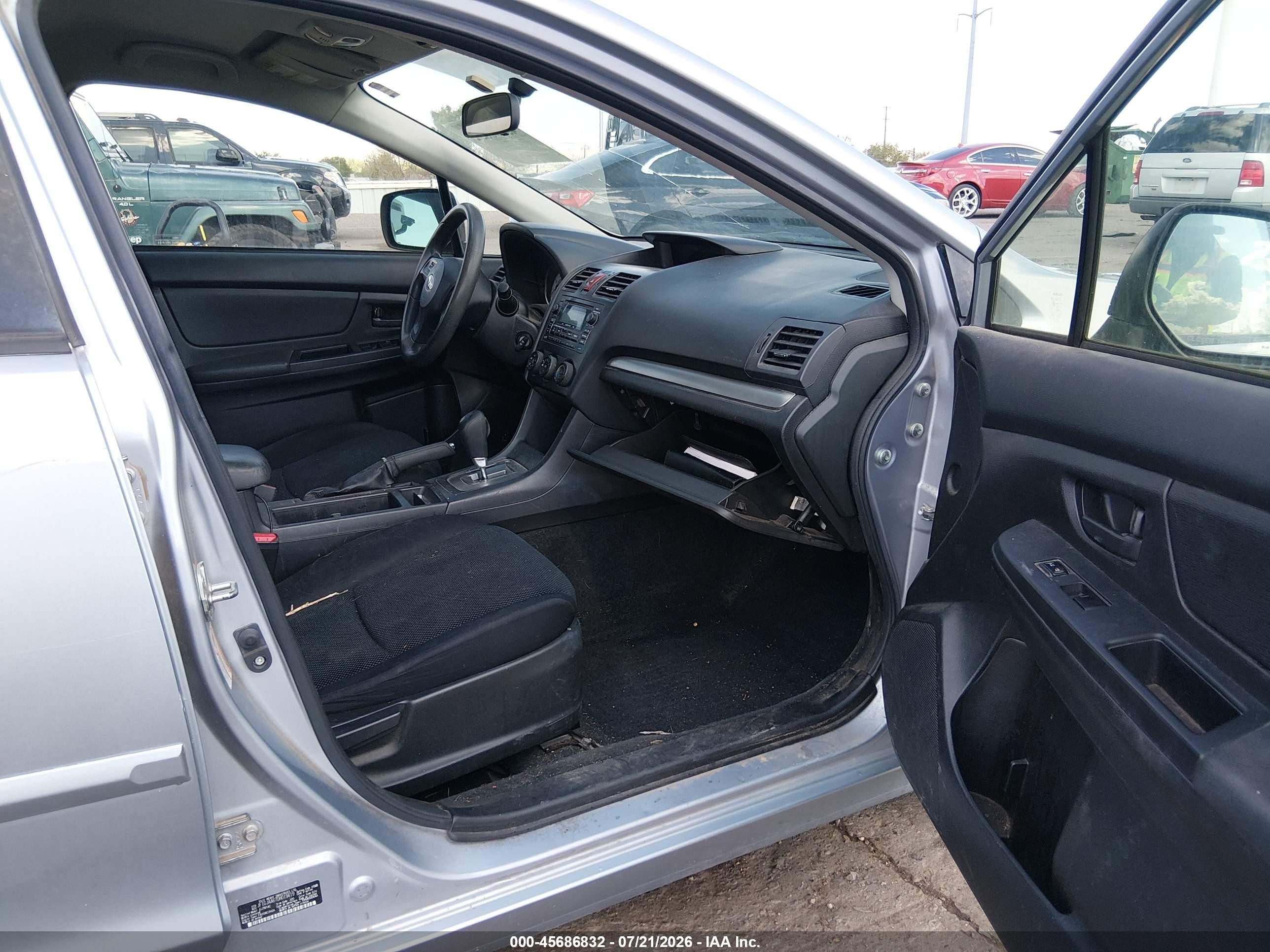 2013 Subaru Impreza 2.0i Black vin: JF1GJAA67DH019419