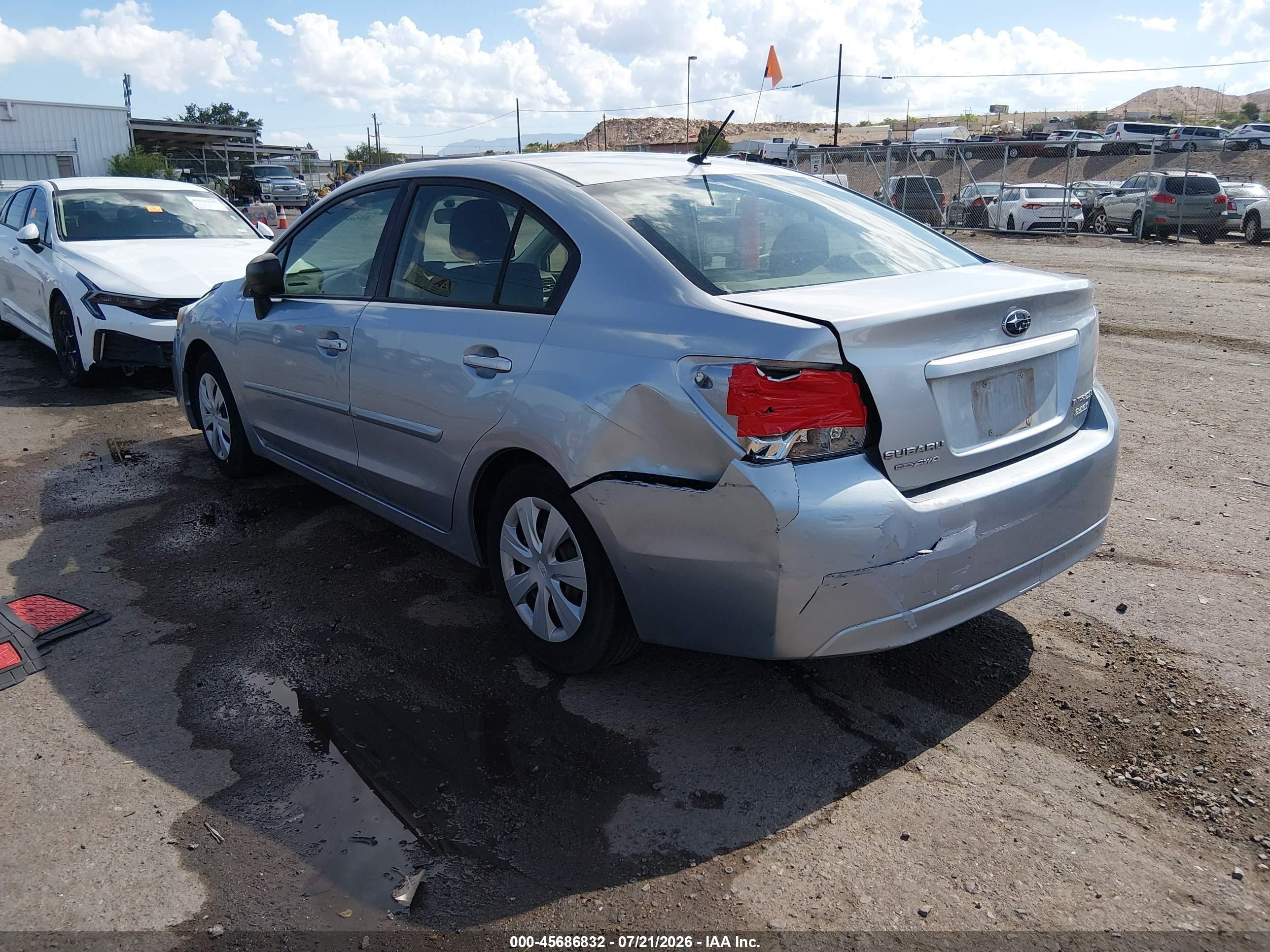 2013 Subaru Impreza 2.0i Black vin: JF1GJAA67DH019419